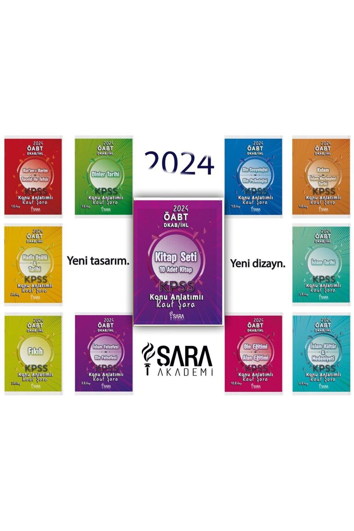 Şara Akademi 2024 Öabt Din Kültürü Ve Ahlak Bilgisi Konu Anlatımlı Modüler Set - Rauf Şara Şara Akad