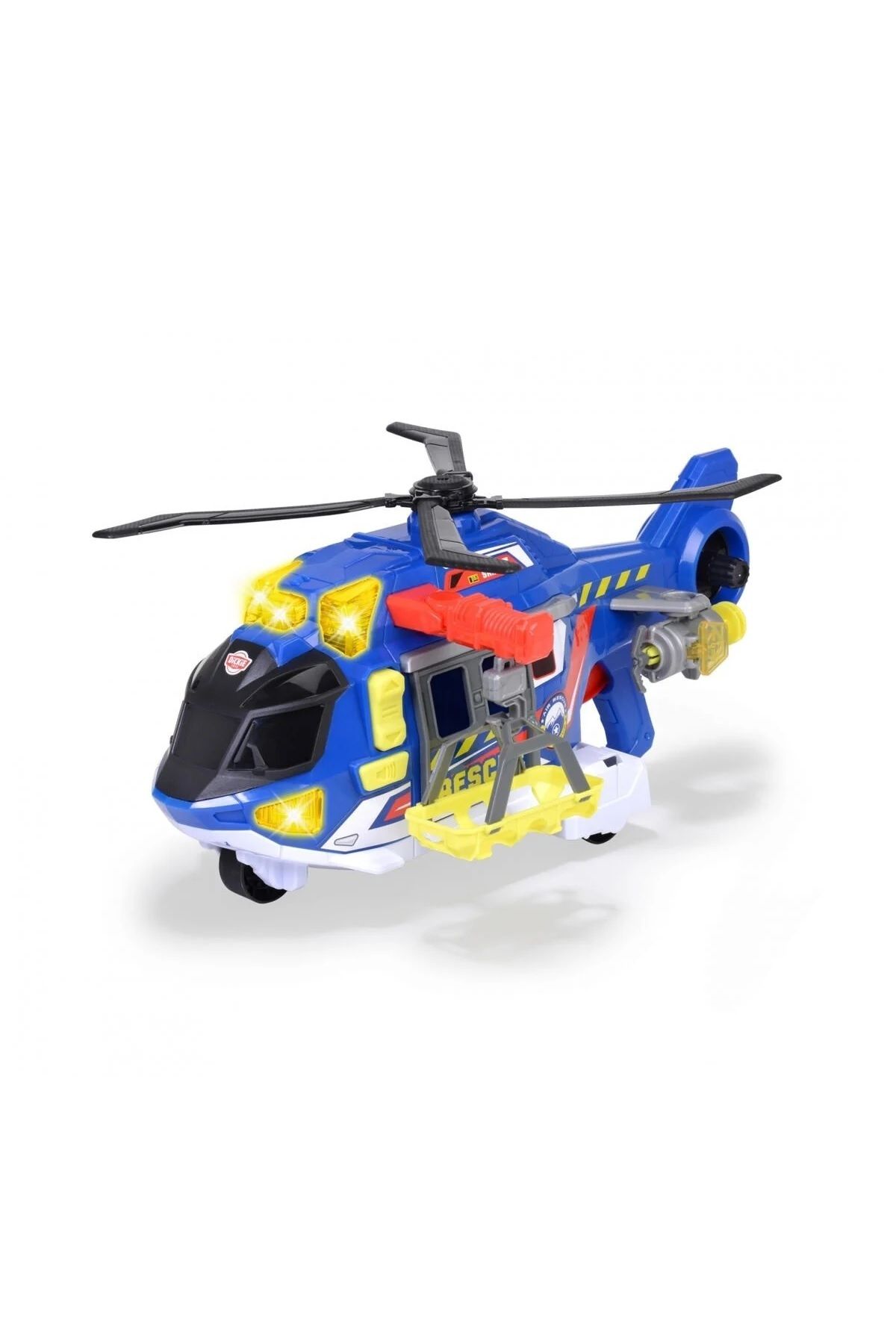 Dandini Çocuk Kutulu Sesli ve Işıklı Dönen Pervaneli Kurtarma Helikopteri