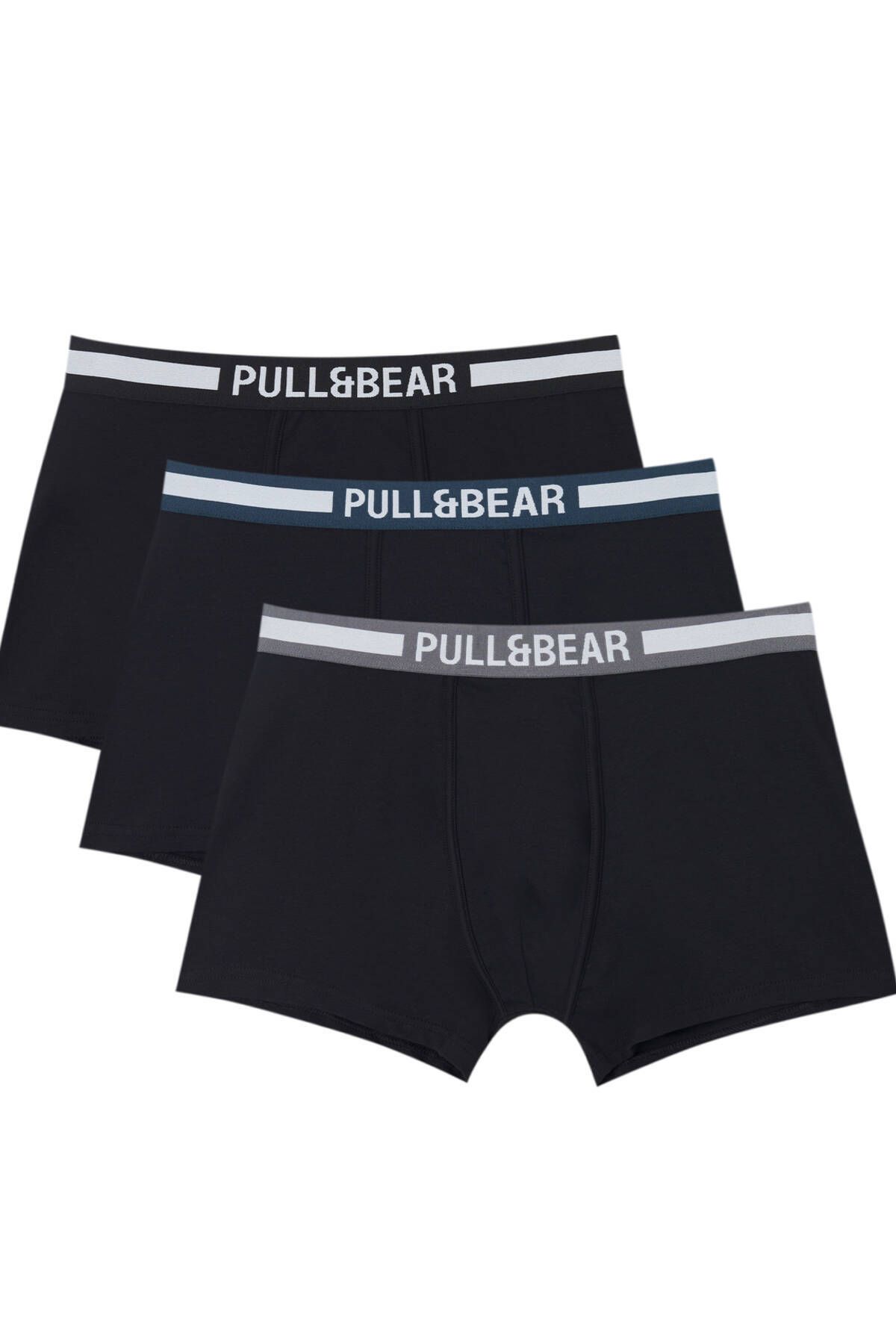 Pull & Bear 3'lü P&B boxer seti