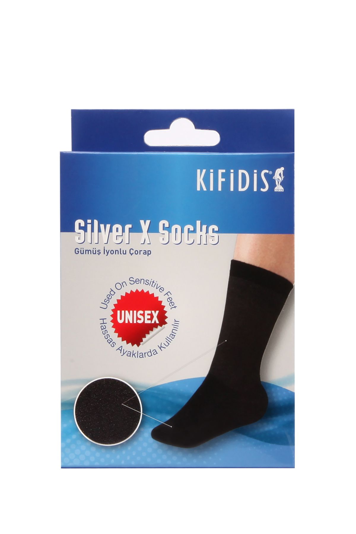 Kifidis Silver-x Socks (GÜMÜŞ İYONLU ÇORAP)