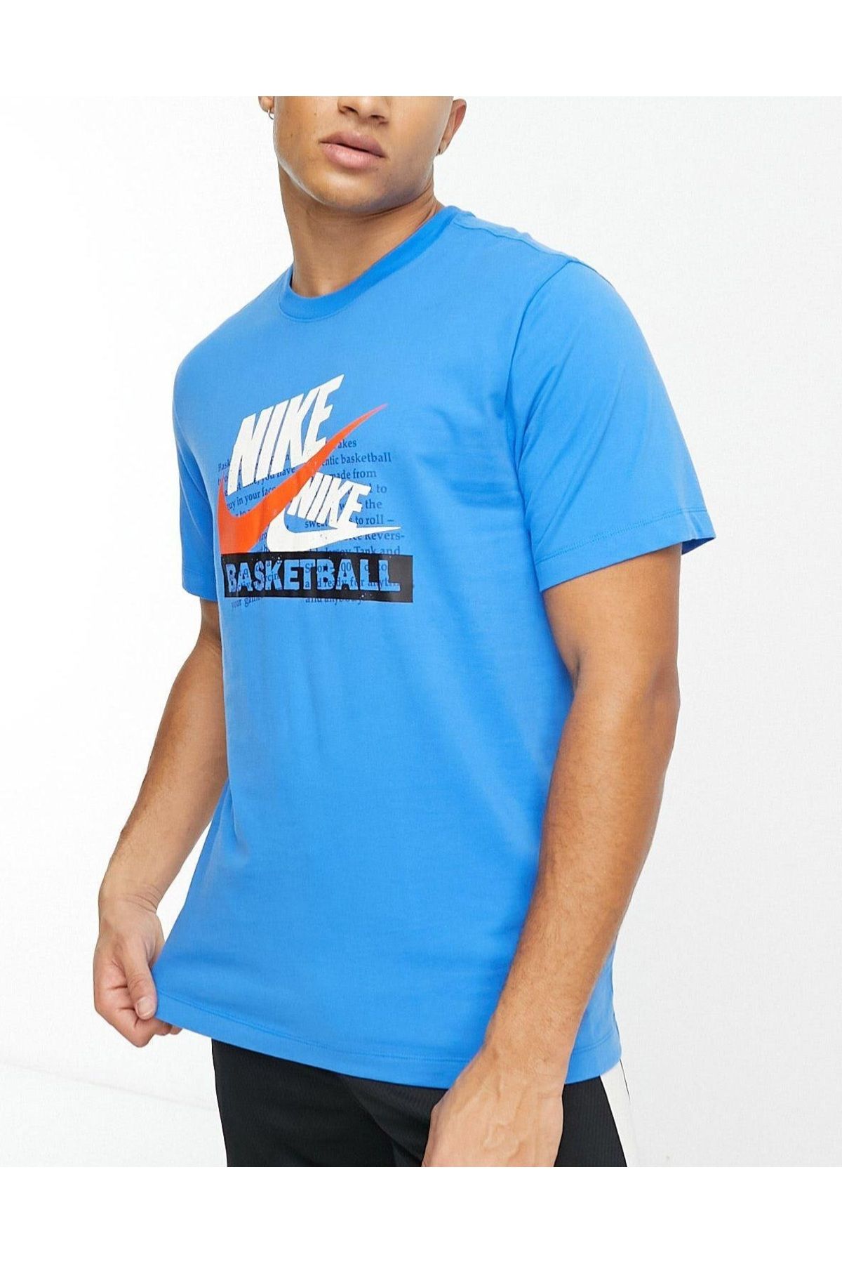 Nike Dri-Fit Erkek Mavi T-Shirt DZ2681-435