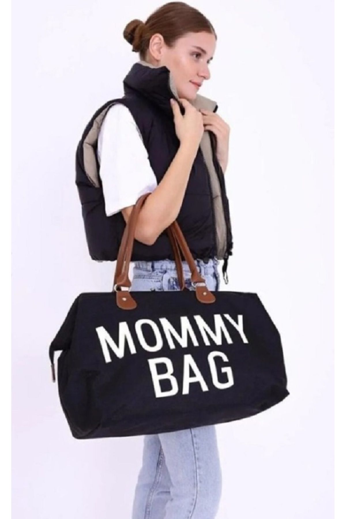fmP Mommy Bag Anne Bebek Bakım Çantası Bebek Bakım Çantası