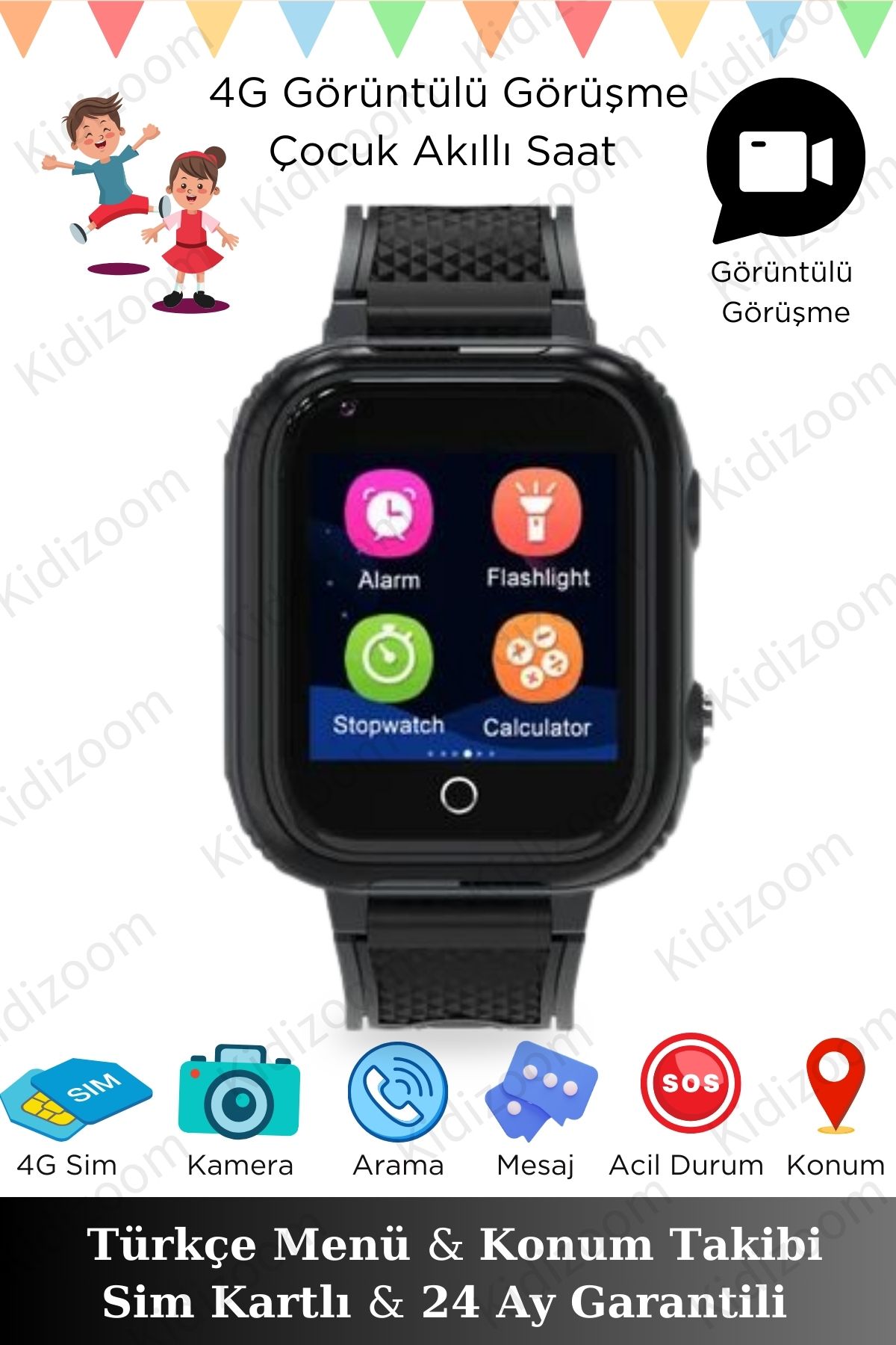 Kidizoom Akıllı Çocuk Saati K530 Sim Kartlı 4g Görüntülü Konum Takipli Konuşmalı Çocuk Akıllı Saatleri