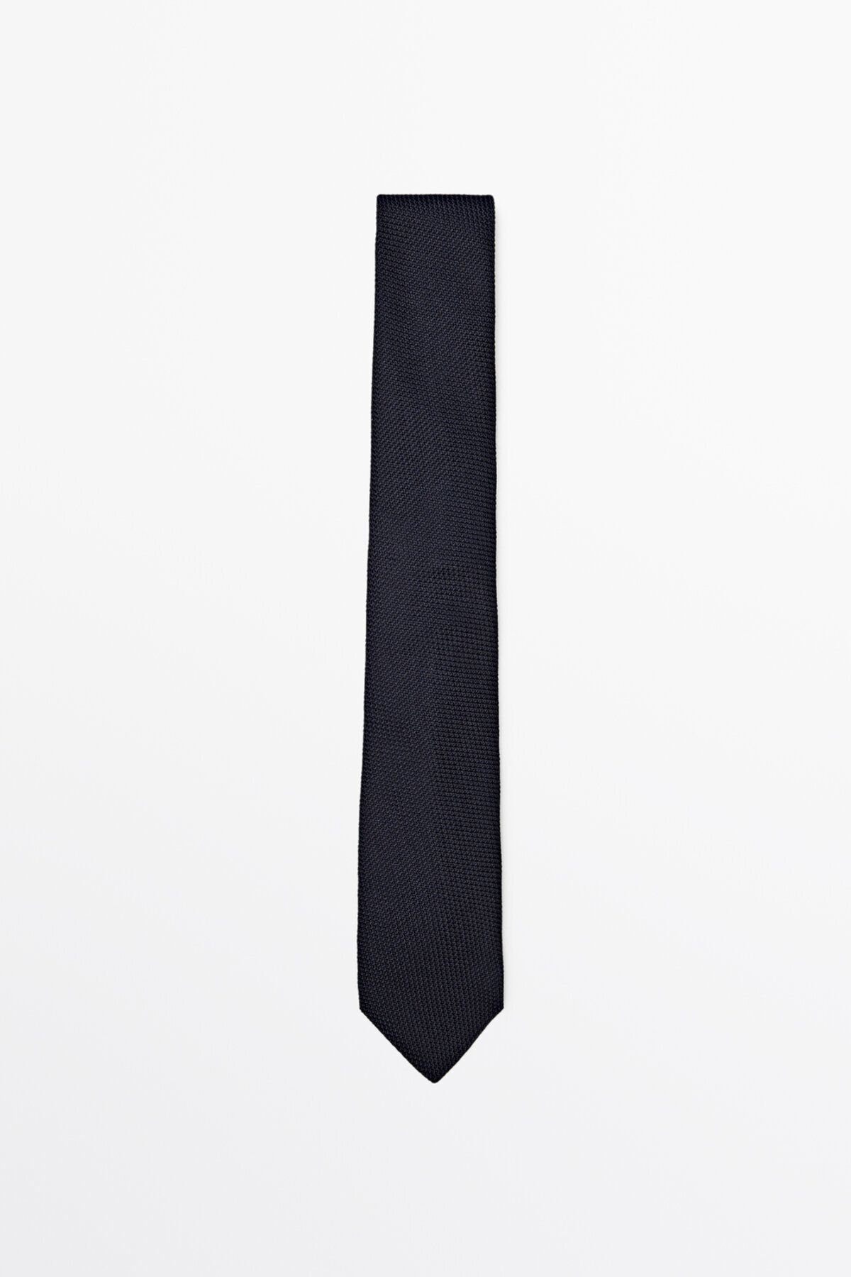 Massimo Dutti %100 garza ipeği mikro dokulu kravat