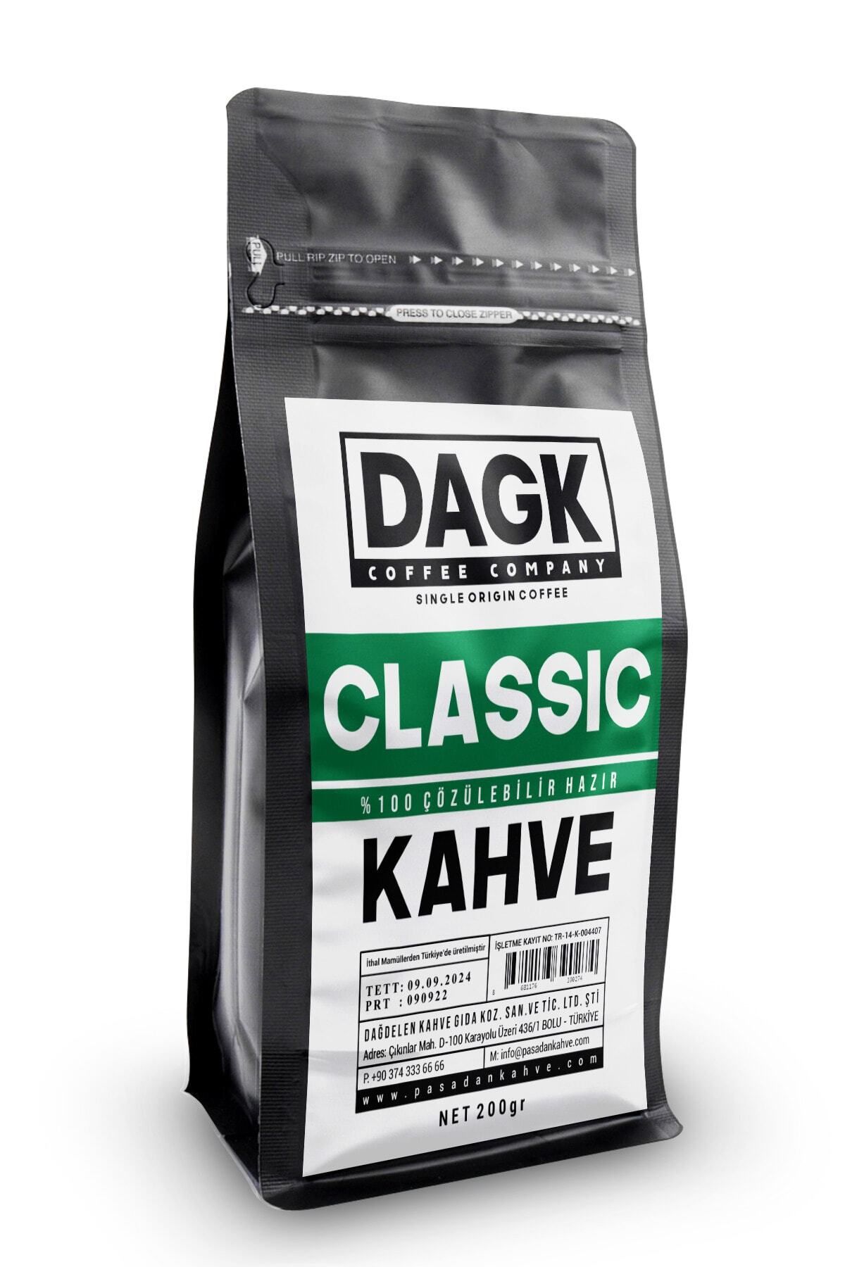 Dagk Classic Kahve 200 gr (GARNÜL ÇÖZÜNEBİLİR)