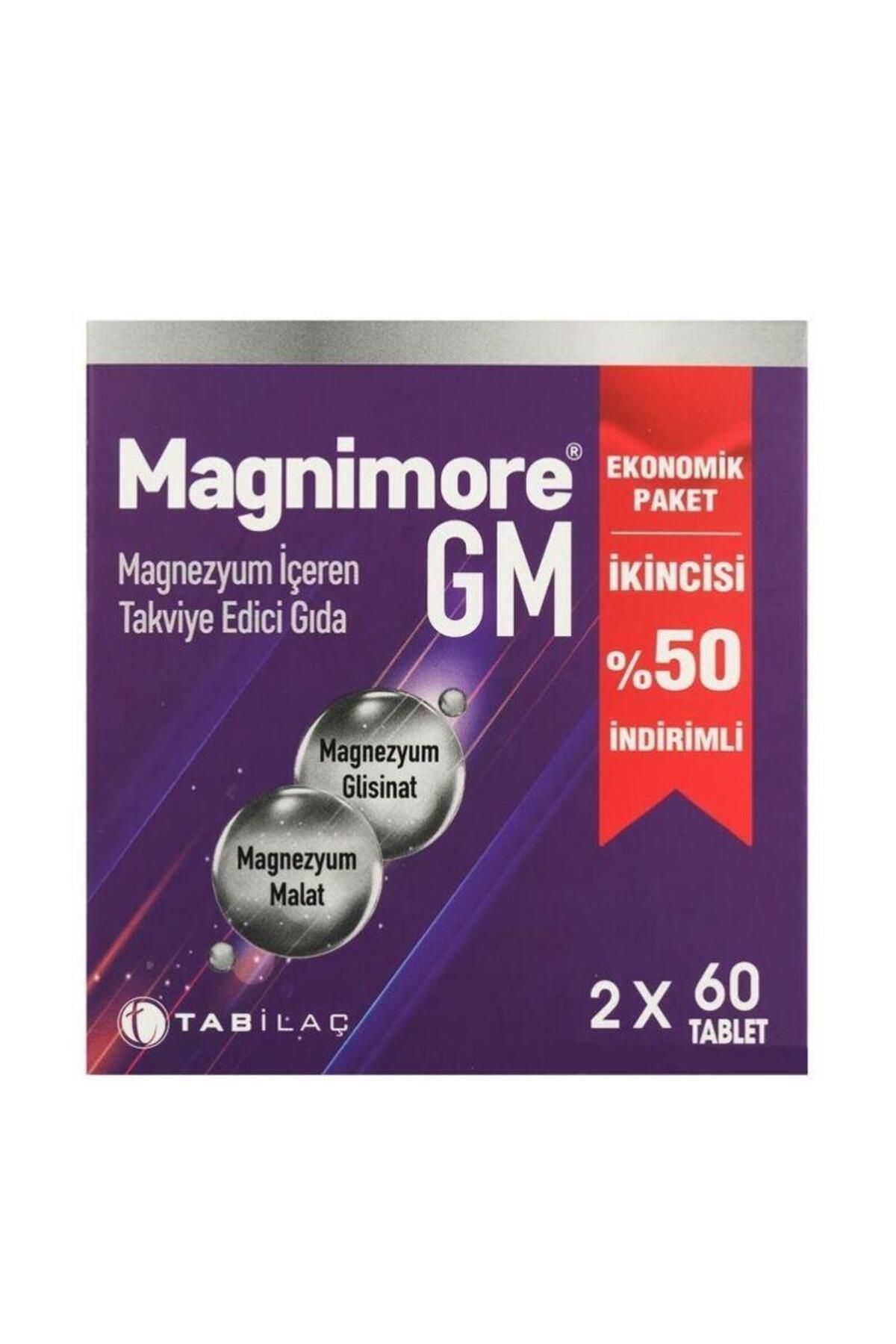 Magnimore GM Magnezyum 2x60 Tablet- 2.si %50