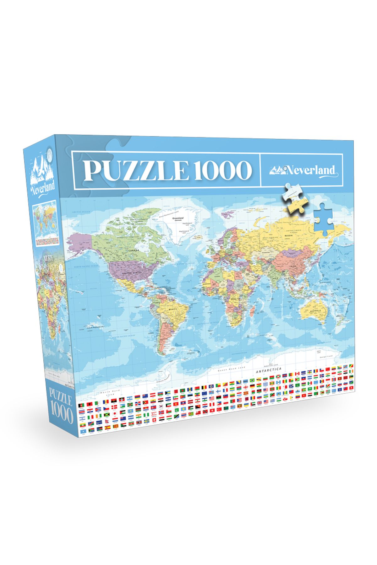 Neverland 1000 Parça - World Map-ı (dünya Haritası-ı)