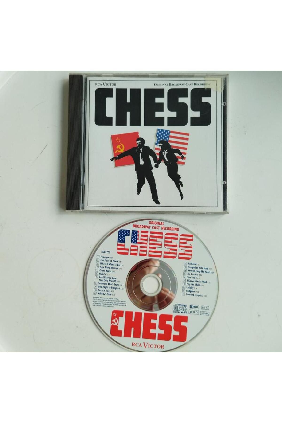 CD Chess (Original Broadway Cast Recording) - 1988 Almanya Basım - 2. El CD Albüm