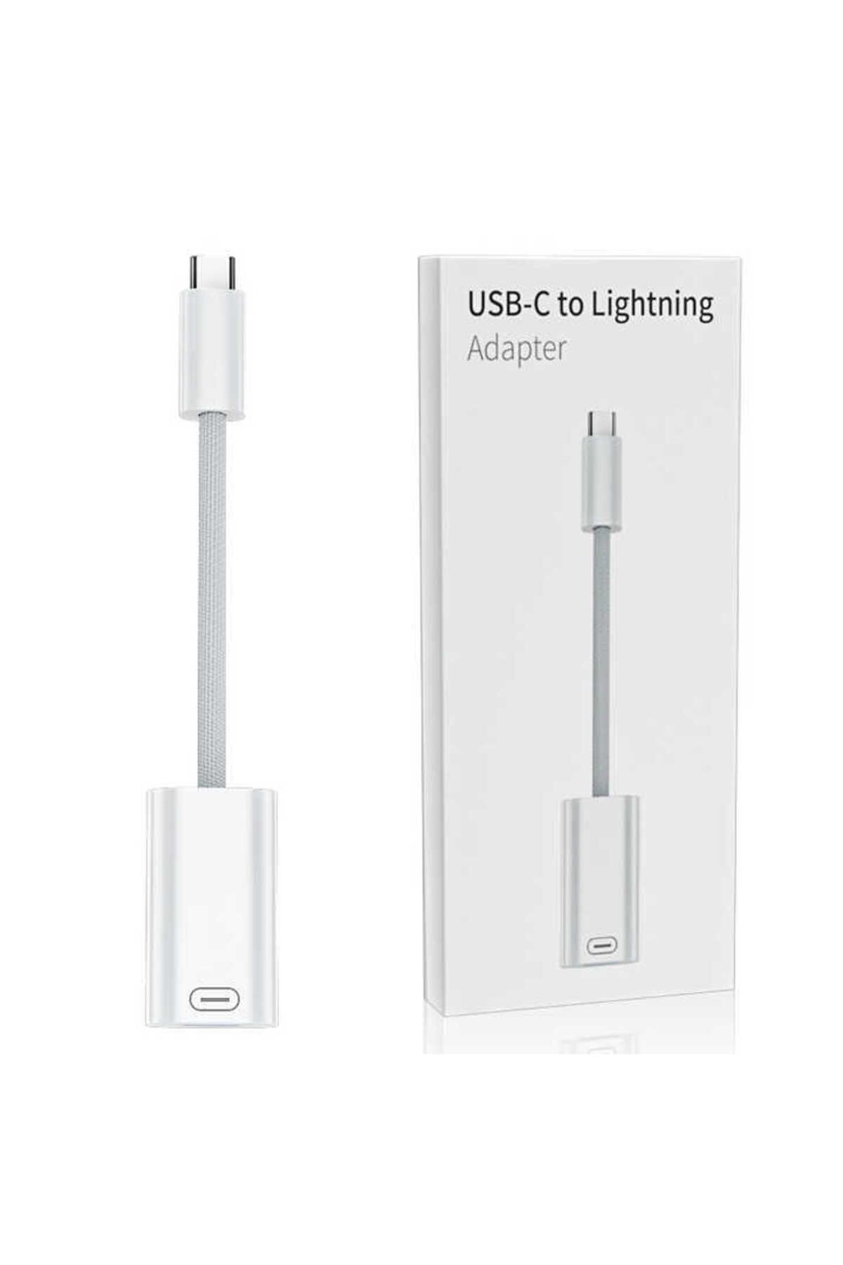 Deppo Trend iPhone 15/15 Pro/15 Plus/15 Pro Max Macbook iPad Uyumlu Type-C USB-C Lightning Çevirici Dönüştürücü