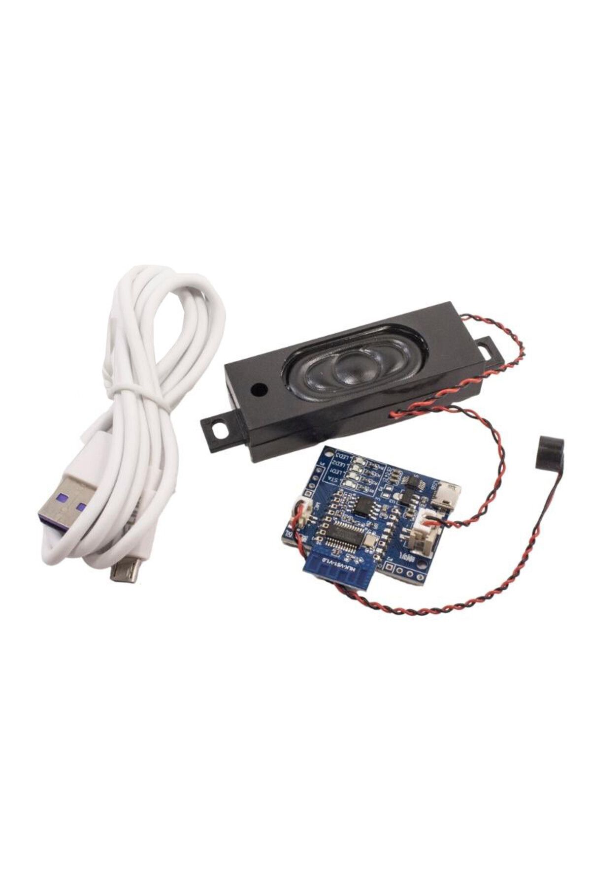 HI-LINK HLK-V51 Çevrimdışı Ses Bluetooth Modülü Hoparlör+Mikrofon Test Kit