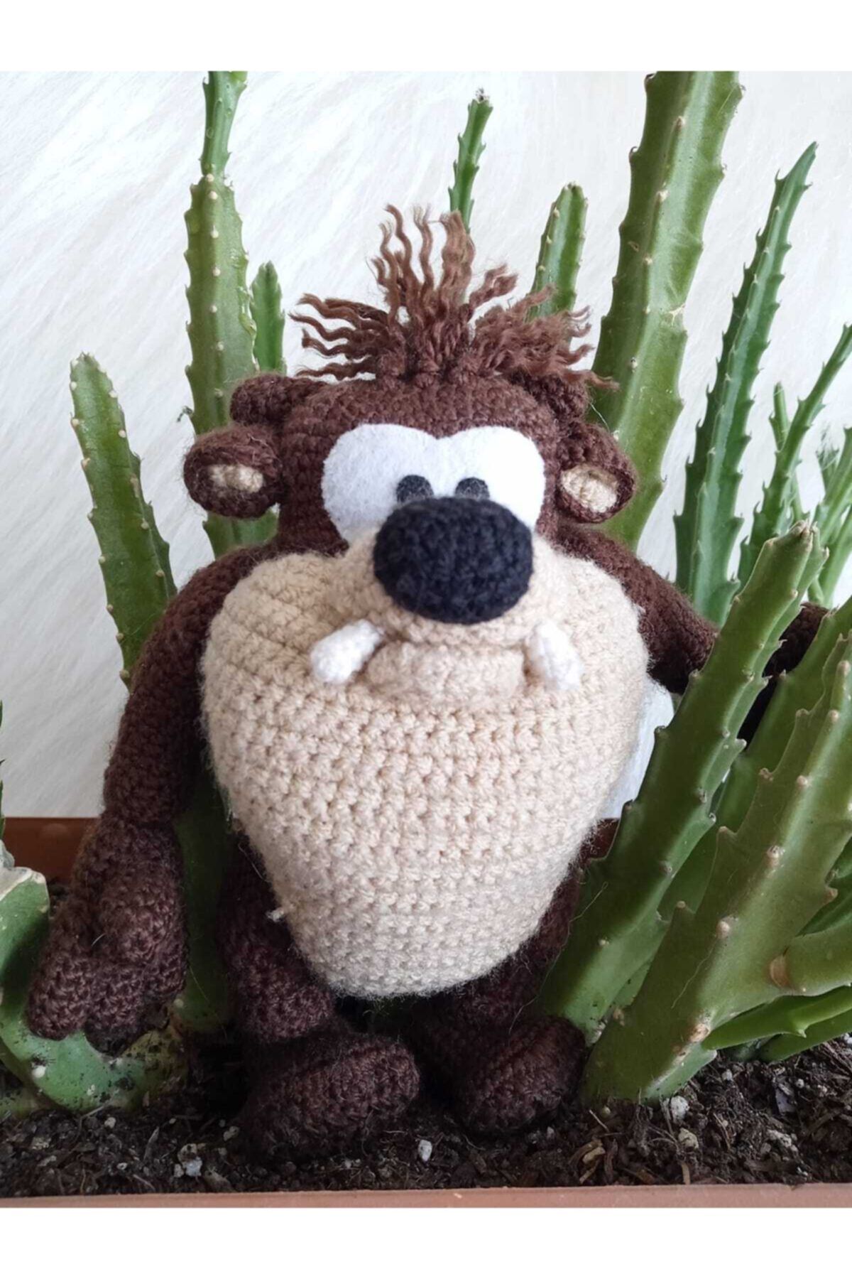 Kardelendesign Amigurumi Yıkanabilir Sağlıklı Organik Sevimli Tazmanya Canavarı