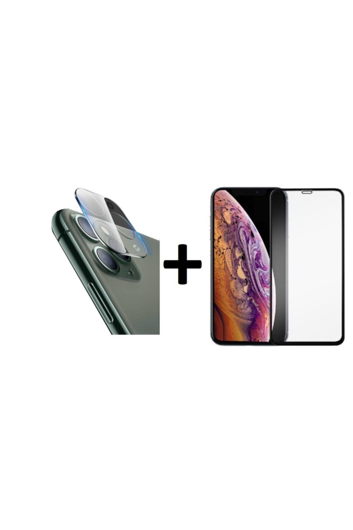 Go Aksesuar Iphone 12 Uyumlu Esnek Nano Ekran Koruyucu + Kamera Koruyucu Lens