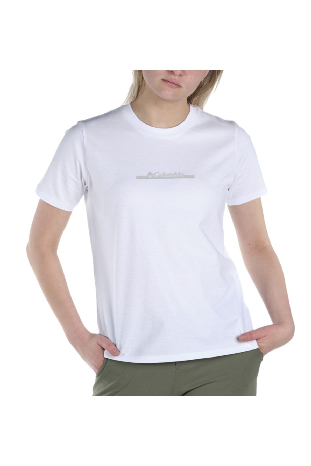 Columbia Csc W Bar Split Graphic Kısa Kollu Kadın T-shirt