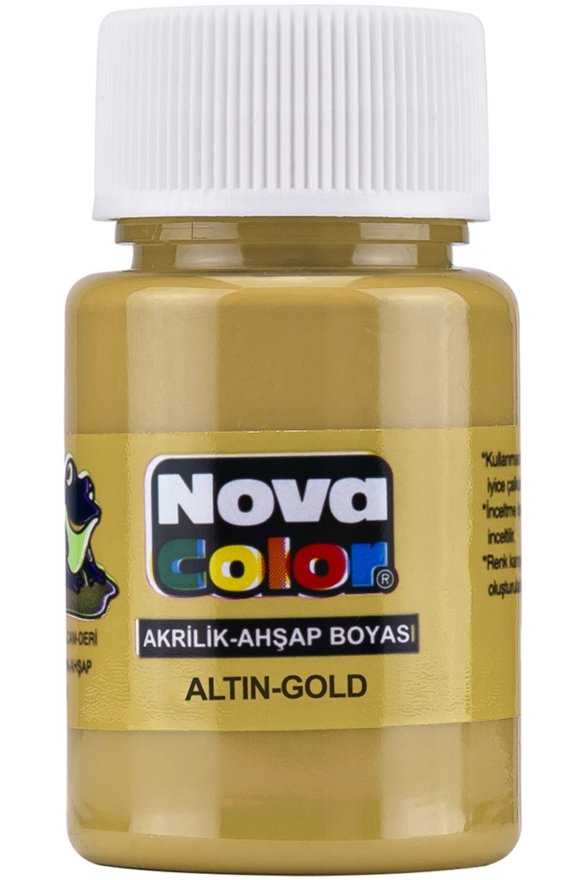 Nova Color 234 Akrilik Boya Altın Şişe 35 Cc