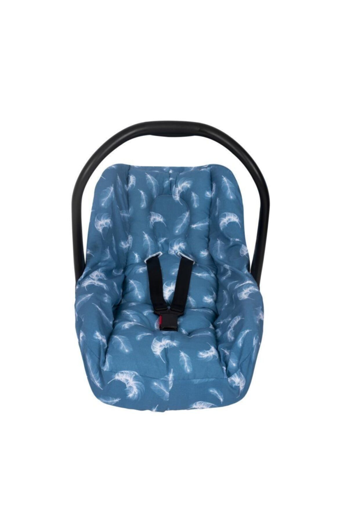 Sevi Bebe Mavi Tüy Desen Bel Destekli Ana Kucağı Örtüsü Art-61