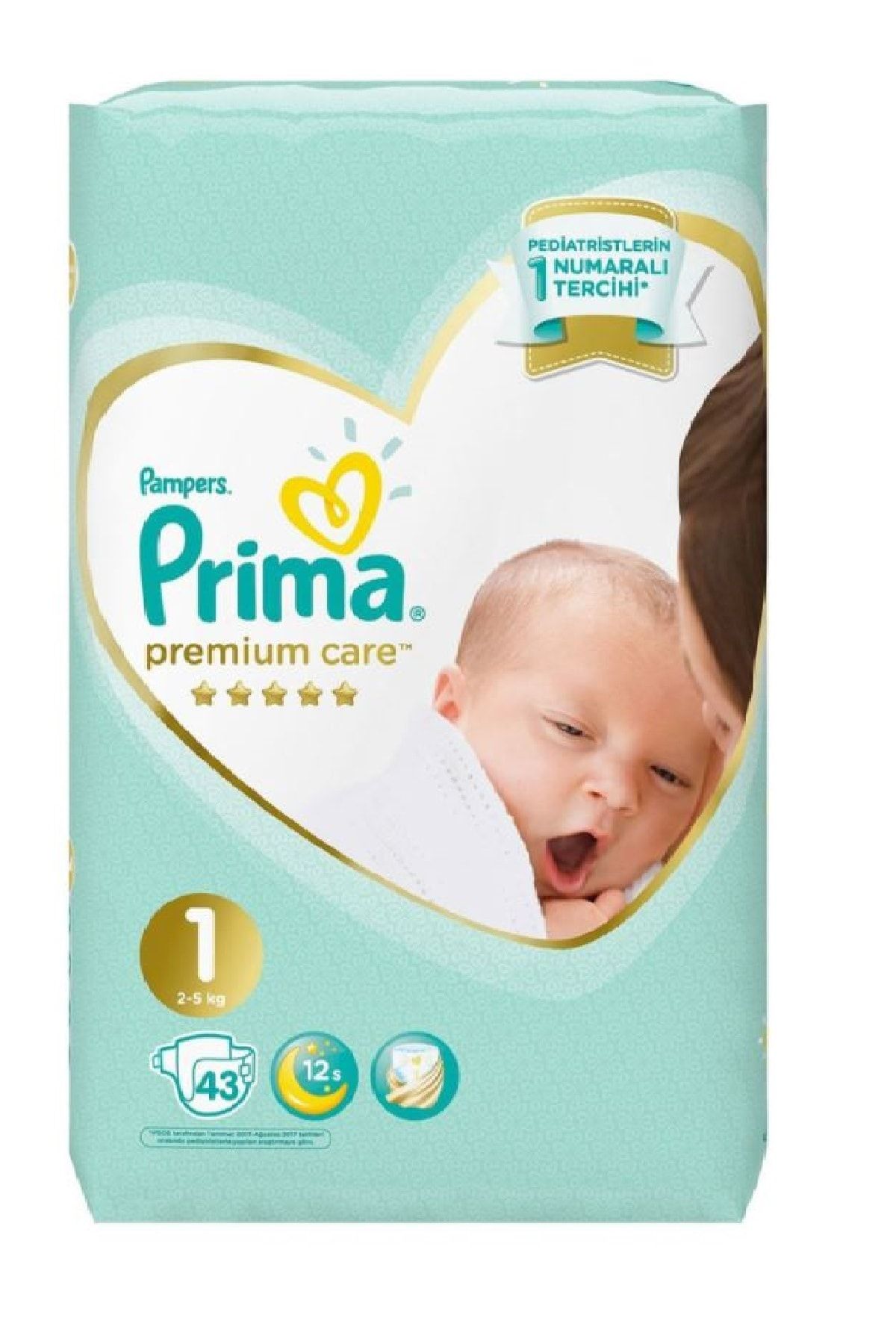 Prima Bebek Bezi Premium Care 1 Beden Yenidoğan 43 Adet