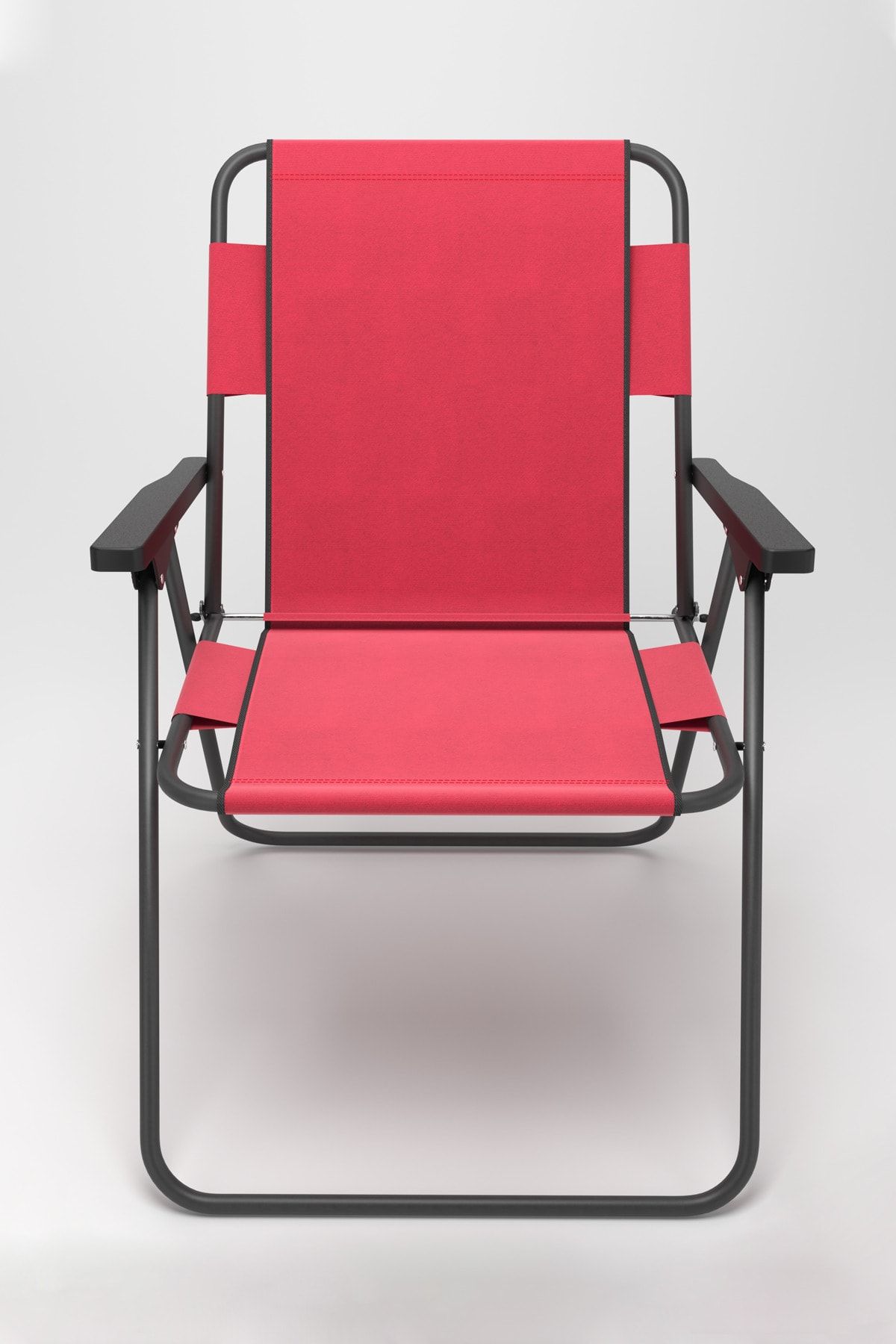 Mocca Style Kırmızı Katlanır Kamp Sandalyesi 2 Adet