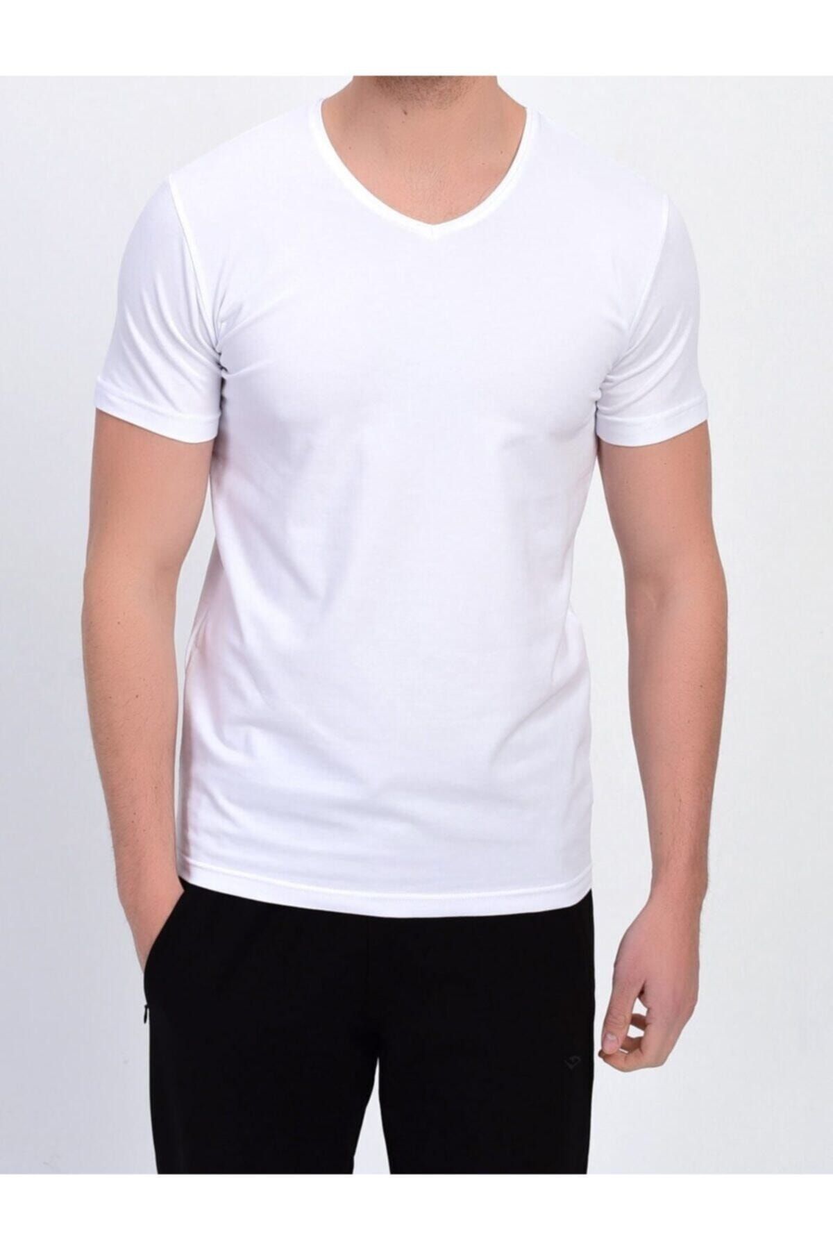 Nacar Erkek Beyaz T-shirt