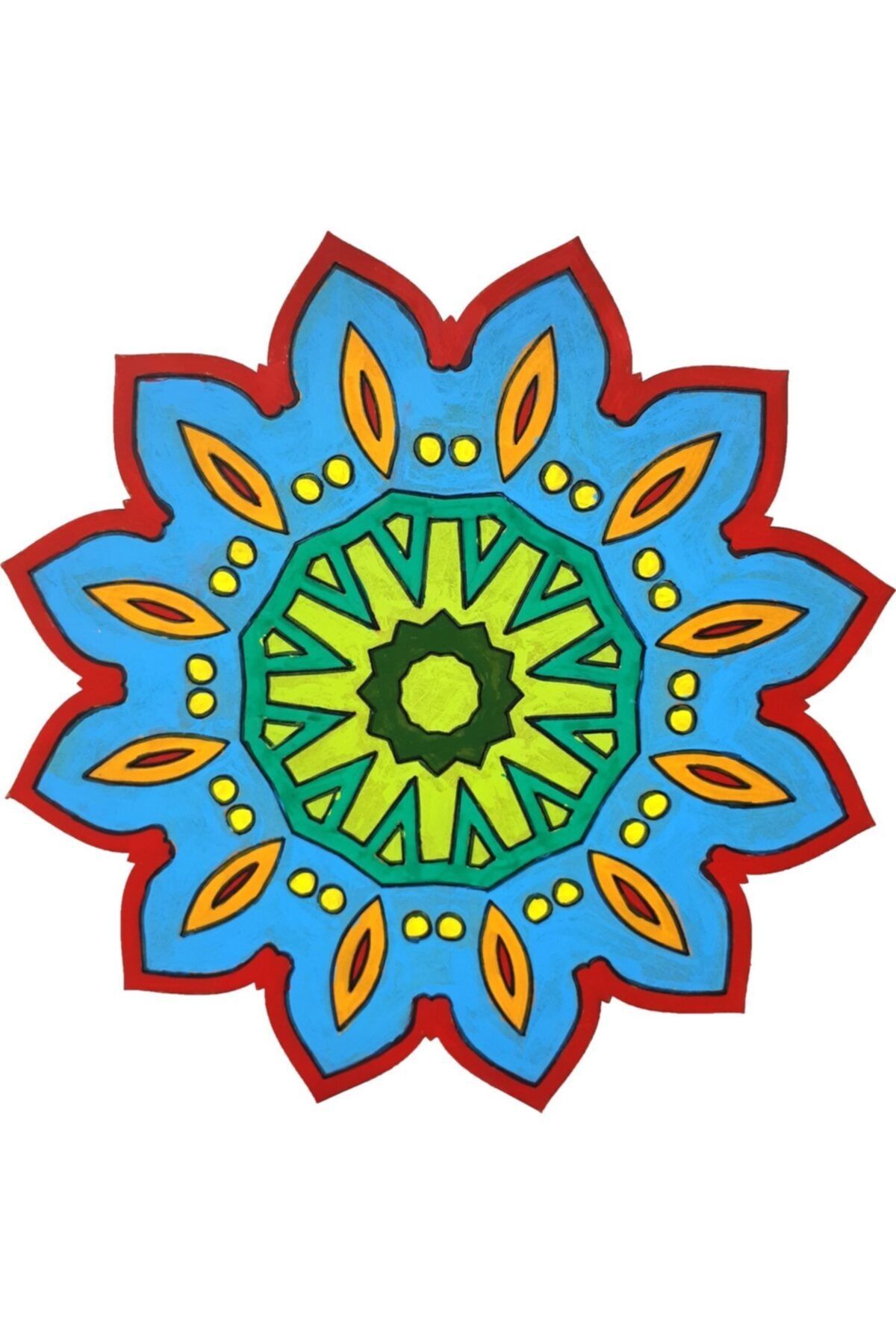 Genel Markalar Hobi Dekoratif Ahşap Mandala Boyama Eğitici Zeka Gelişim Boyama Oyuncağı