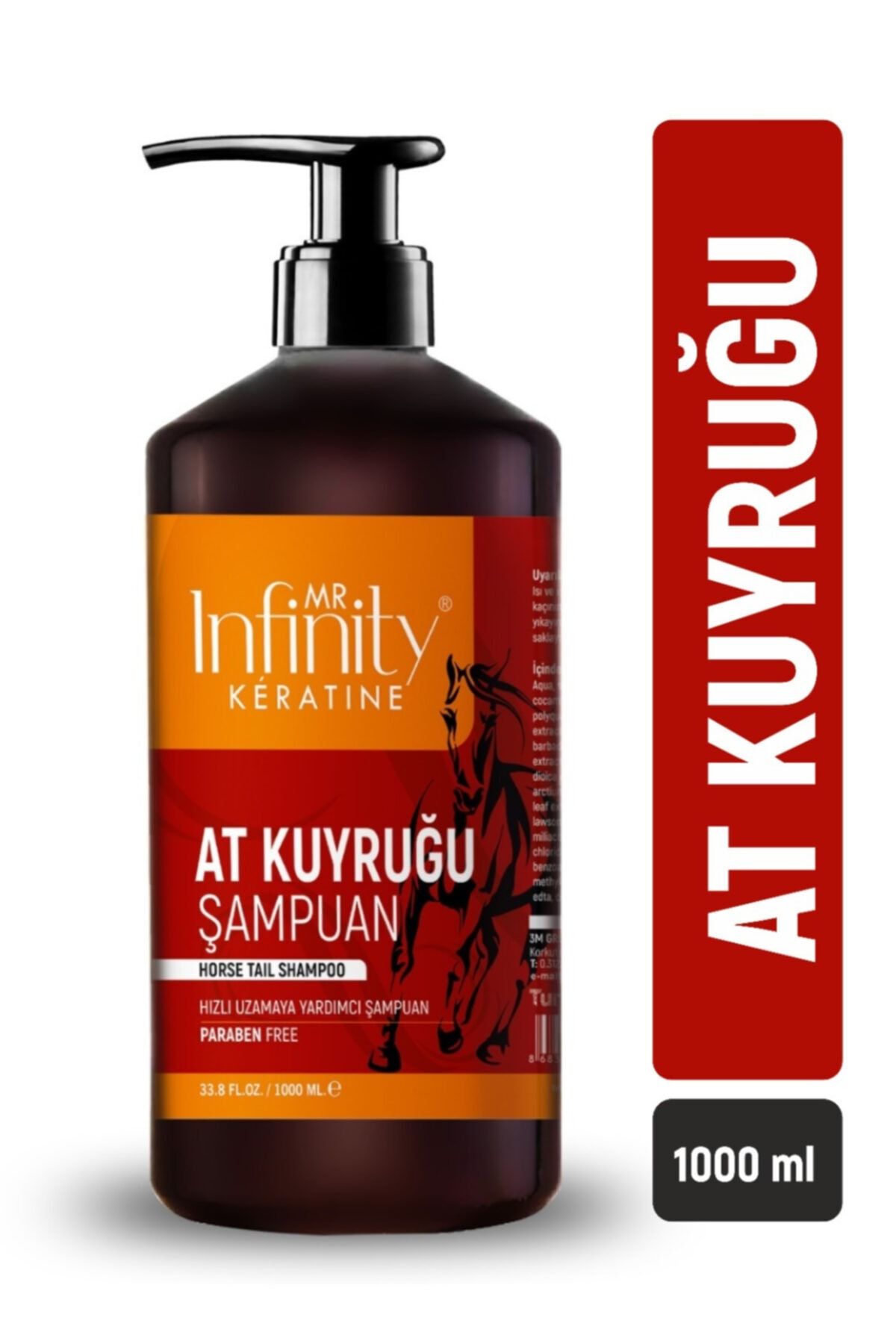 mr infinity Infinity Expert At Kuyruğu Şampuan & Horse Taıl Shampoo 1000ml