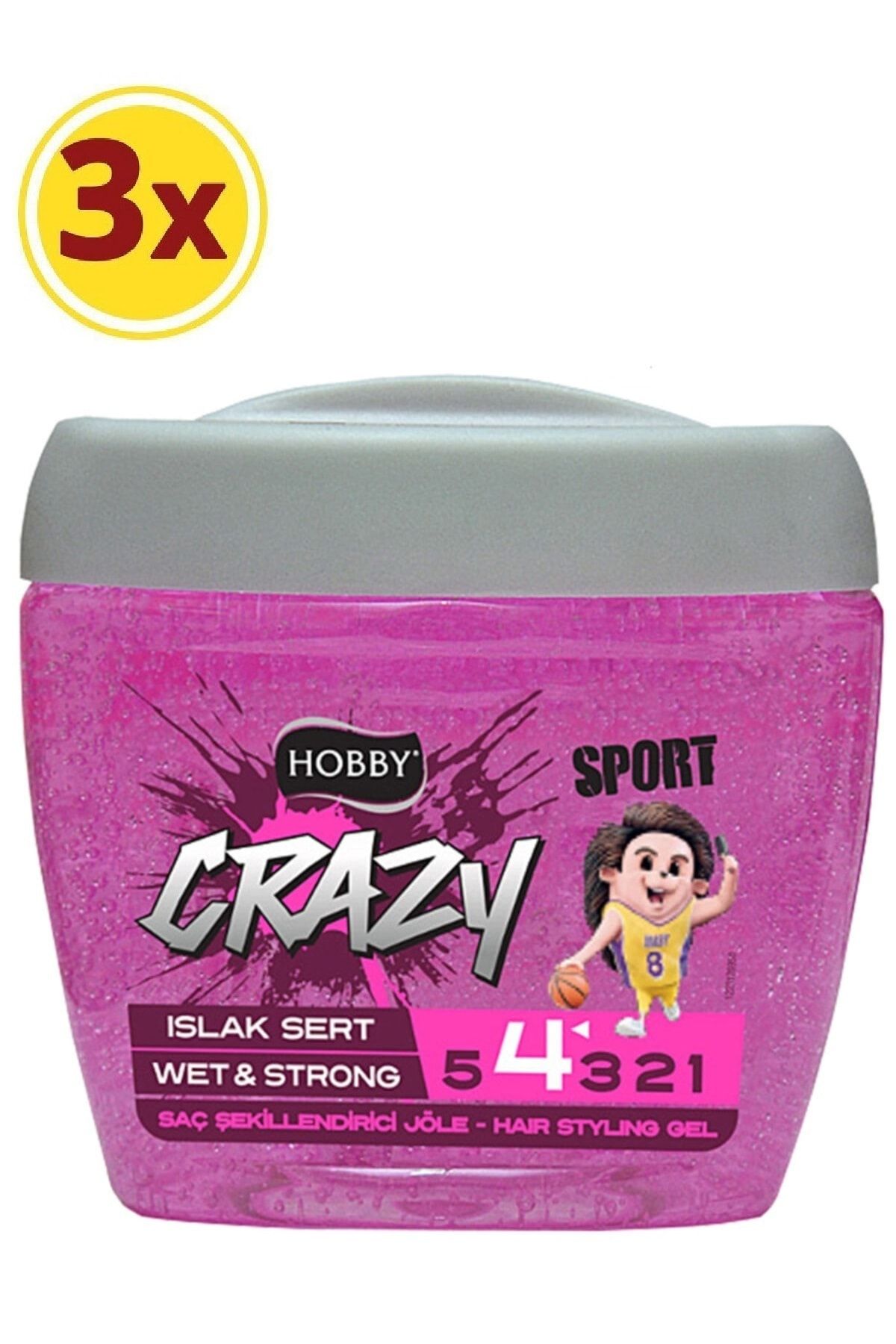 Hobby Crazy Sport Islak Sert Jöle 3 x 700 ml