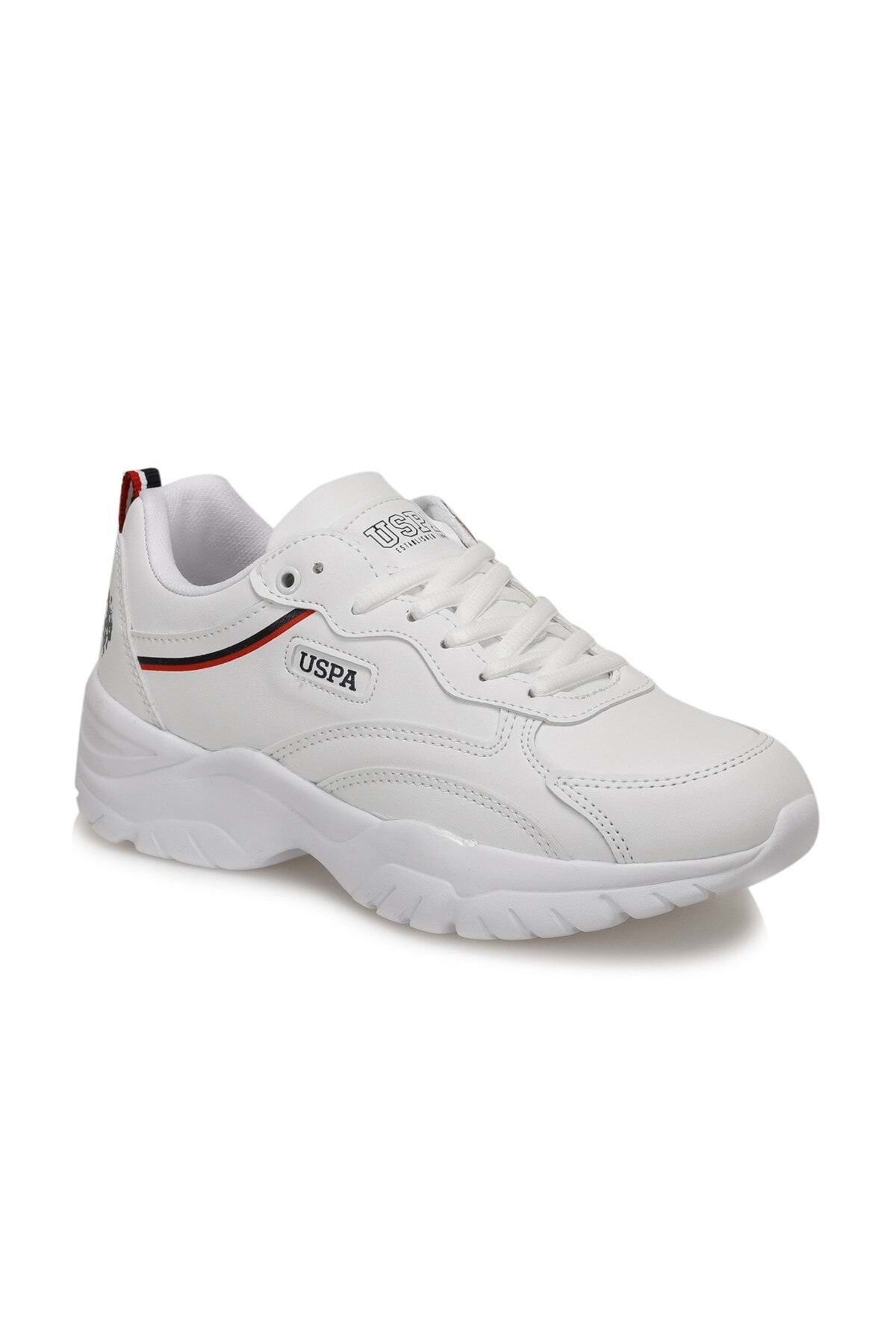 U.S. Polo Assn. Kadın Beyaz Sneaker Ayakkabı 100910848