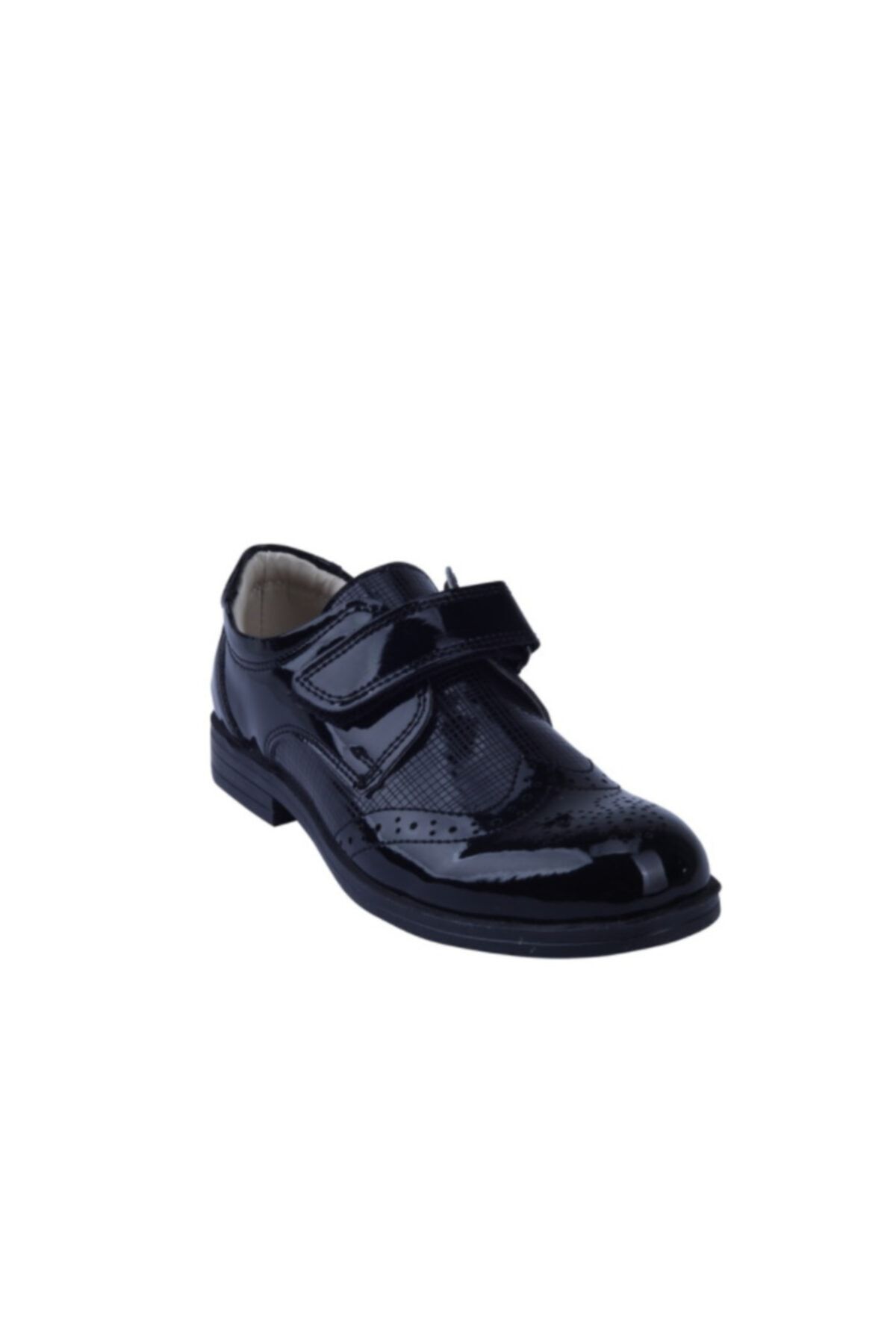 Toddler 0414 Siyah Rugan Çocuk Klasik Ayakkabı 31-36