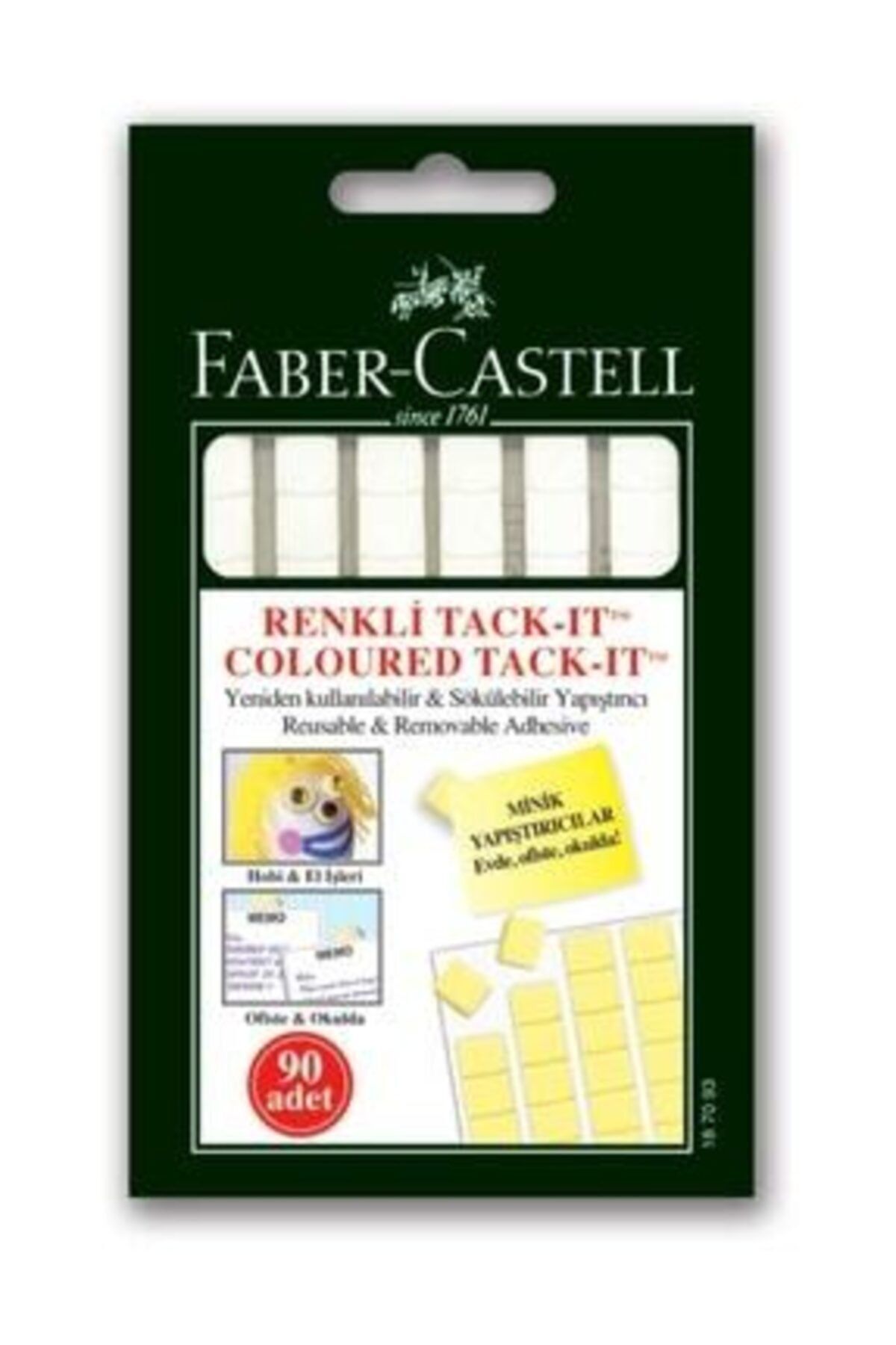 Faber Castell Hamur Yapıştırıcı Patafix 90 Adet Sakızı Tack It Krt.9555684605665