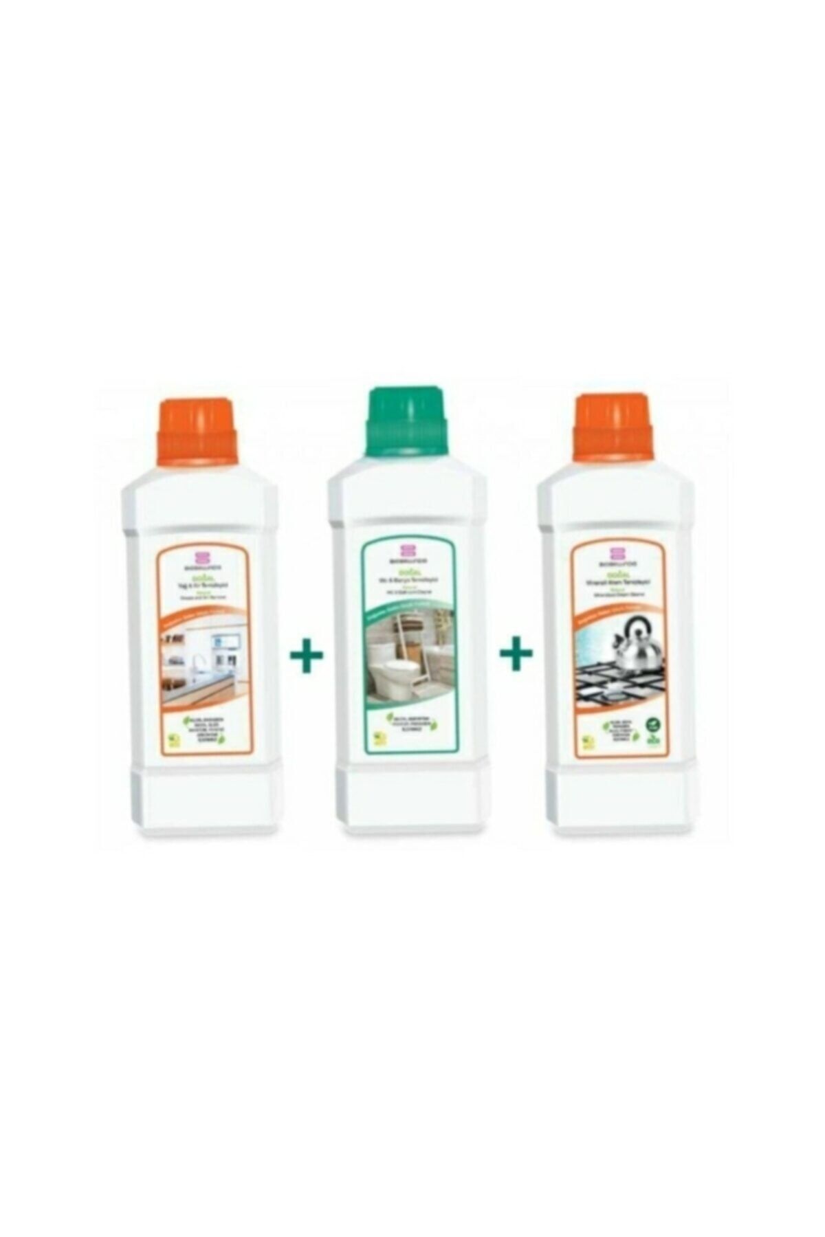 BioBellinda Yağvekir Temizleyici750ml+wcvebanyo Temizleyici750ml+mineralli Krem Temizleyici700ml(1050gr)3'lü Set