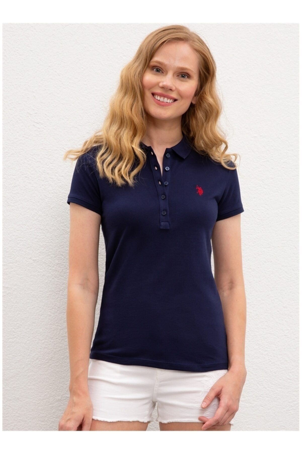 U.S. Polo Assn. Lacivert Kadın T-Shirt