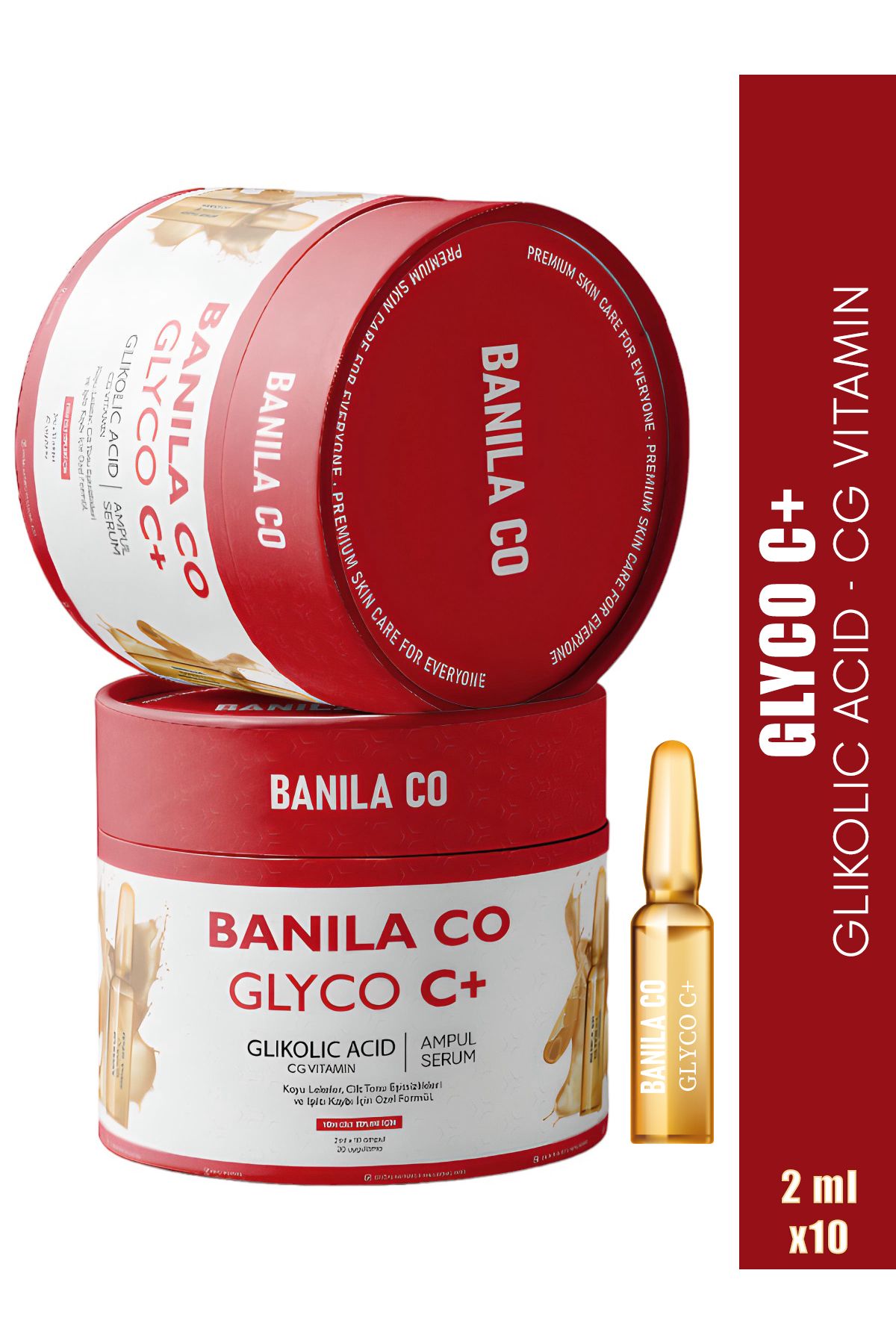 Banila Co Glycolic Acid Serum, Leke Karşıtı, Gözenek Sıkılaştırıcı, Glyco C Serum 2 ml X 10