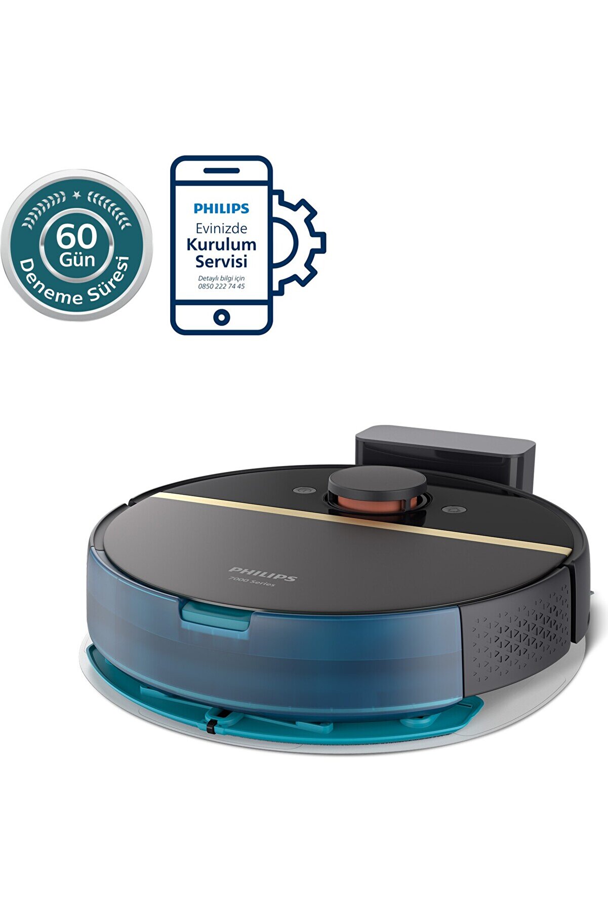 Islak Kuru Robot Süpürge, Titreşimli Mop,Sert Zemin ve Halıya Uygun70 1 YIL EK GARANTİ HEDİYE