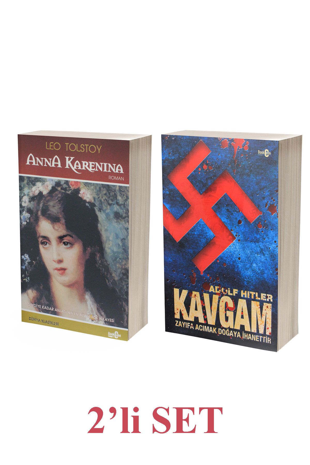 Bookcase Yayınevi Anna Karenina ve Kavgam 2'li Kitap Set