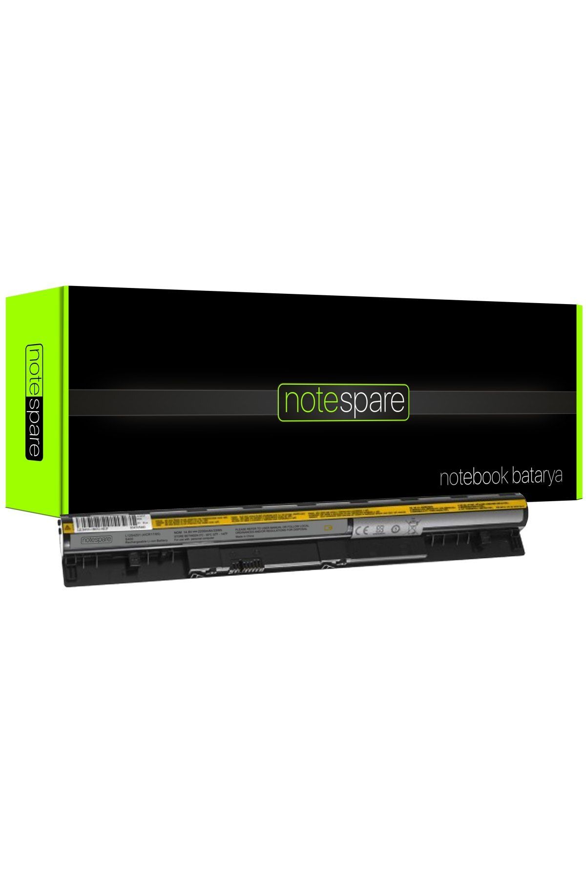 Notespare Lenovo IdeaPad S300, S310, S400, S400t, S400u Uyumlu Notebook Batarya Pil