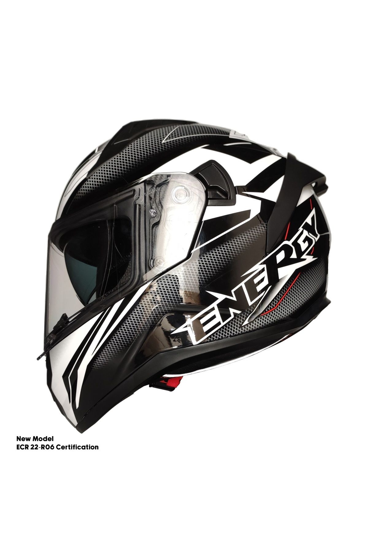 ebakbak Motosiklet Kask Ece 22.R06 Sertifikalı Double Vizör Fiber Motor Kaskı Full Face Yeni Sezon ENERGY
