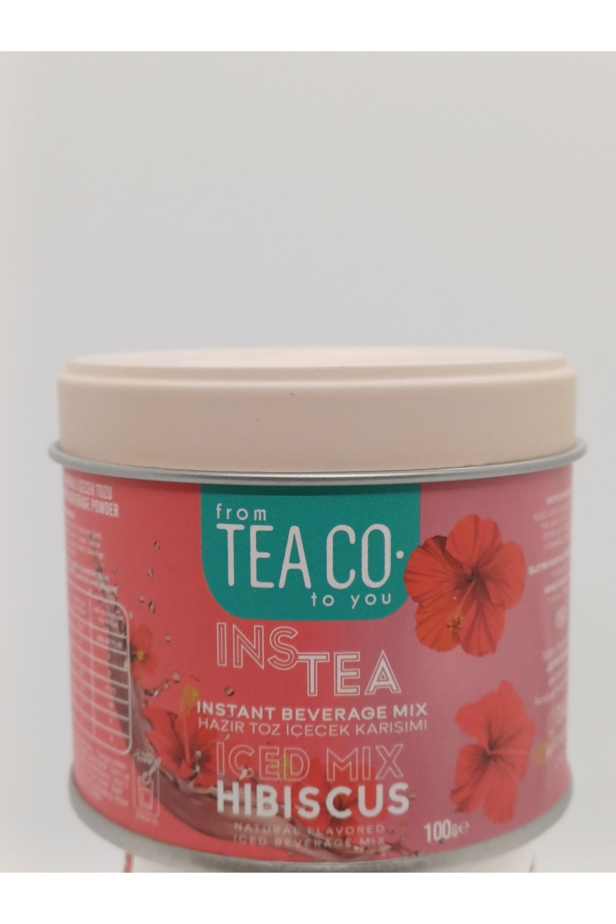 TEA CO Instea Hibiscus Çayı 100 gr Teneke Kutu