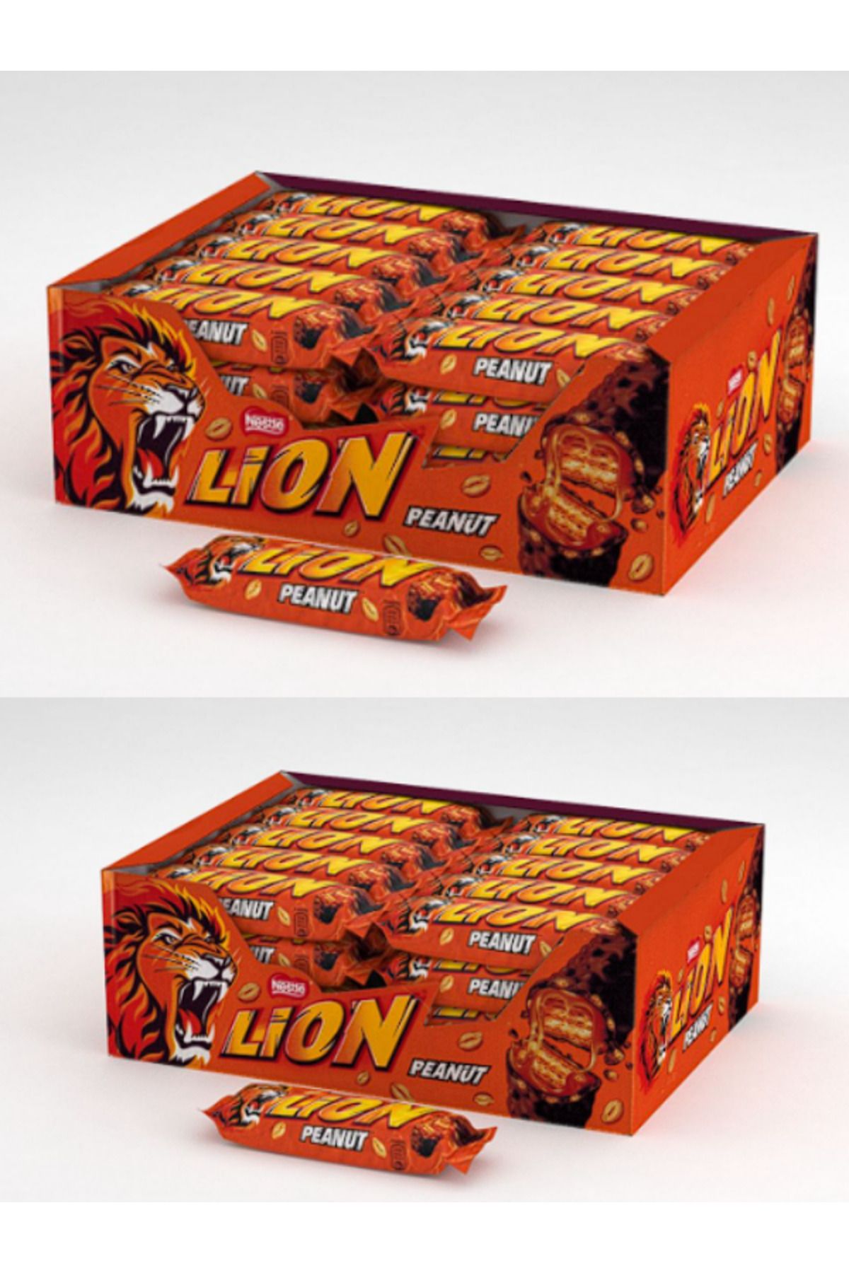 Nestle 1 Paket 24 Adet Hediye Lion Çikolata Kaplı Fıstıklı Peanut Gofret 41 G ( 24 Adet )