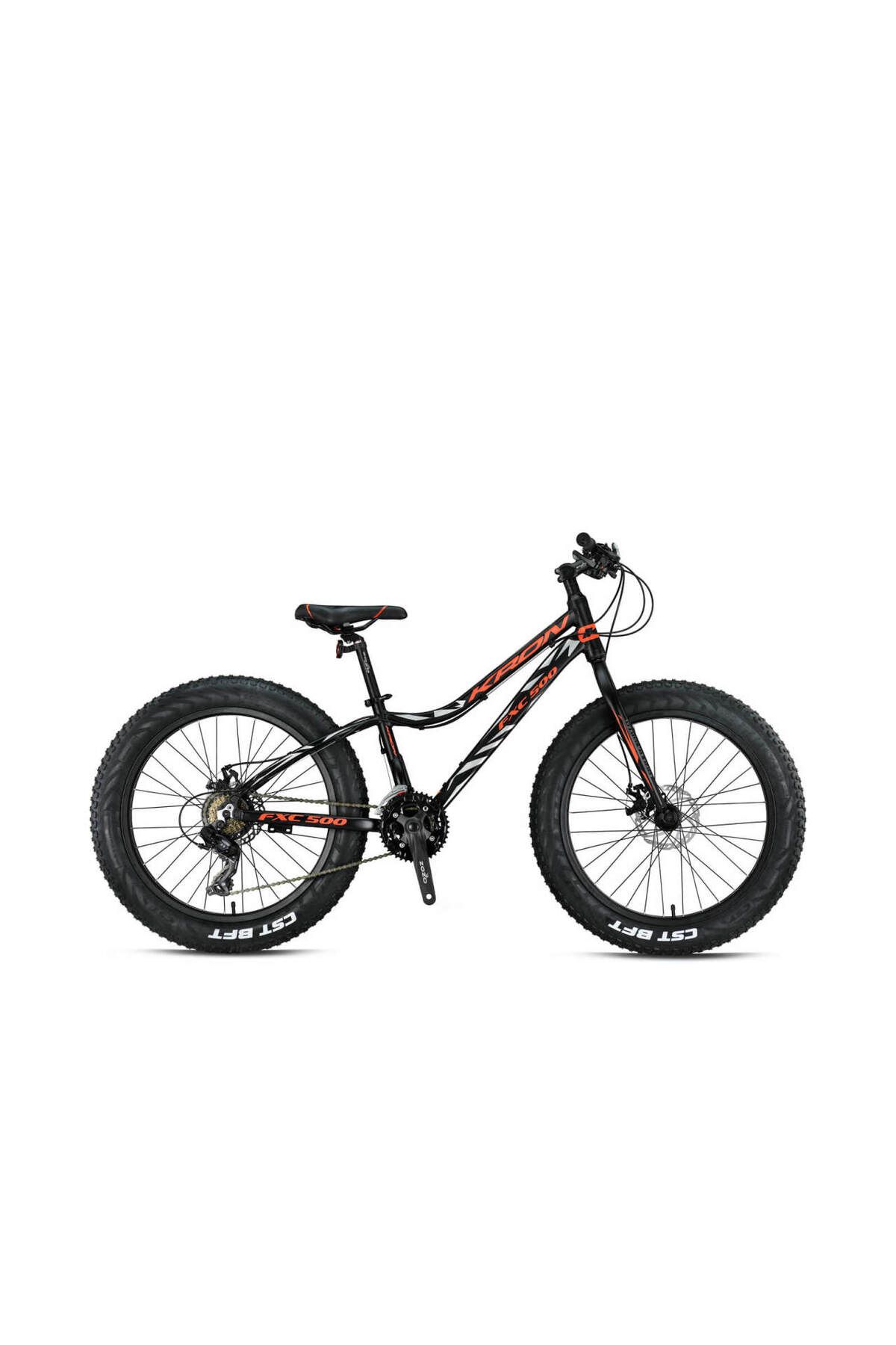 Kron FXC 500 Disk Fren 24 Jant Dağ Bisikleti Siyah-Neon Turuncu Gri