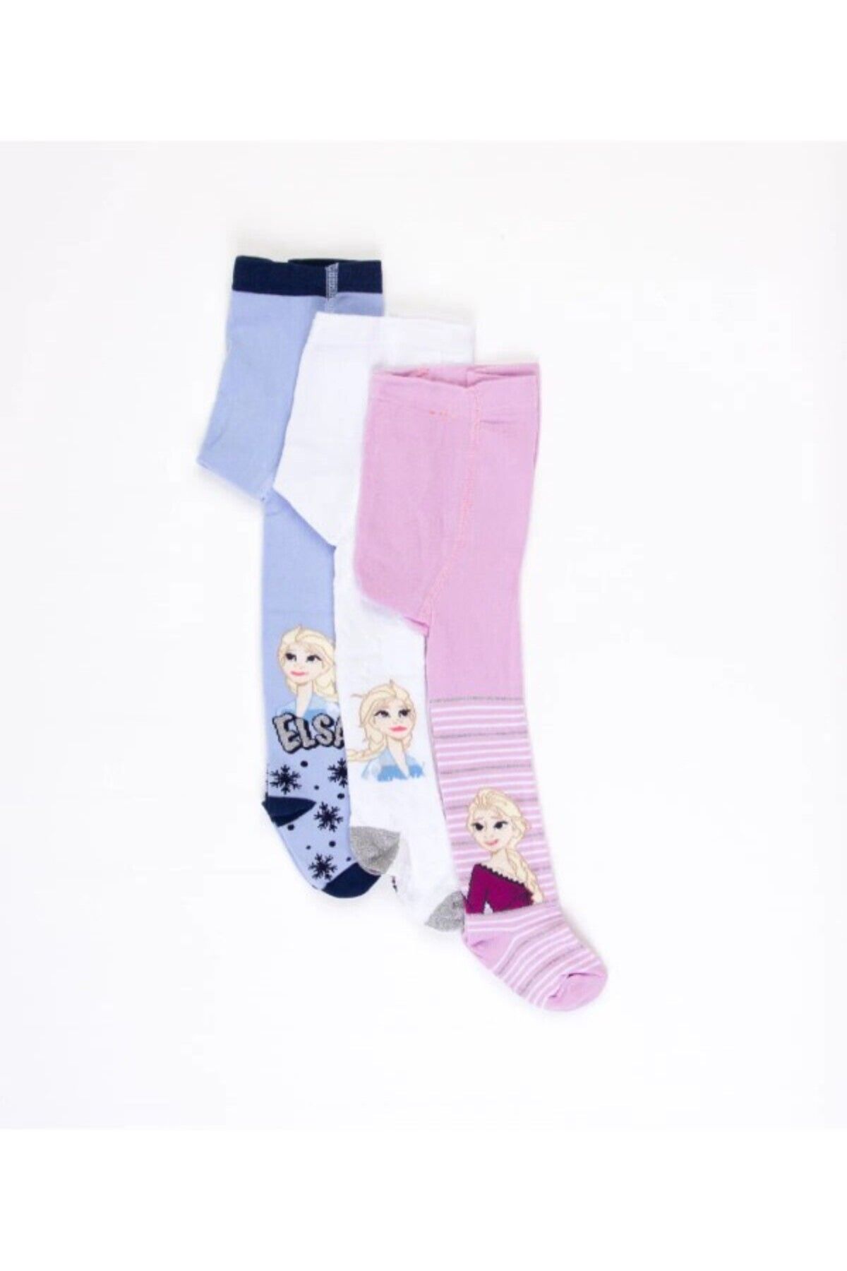 Frozen Lisanslı Kız Bebek Külotlu Çorap 3lü Set 170781