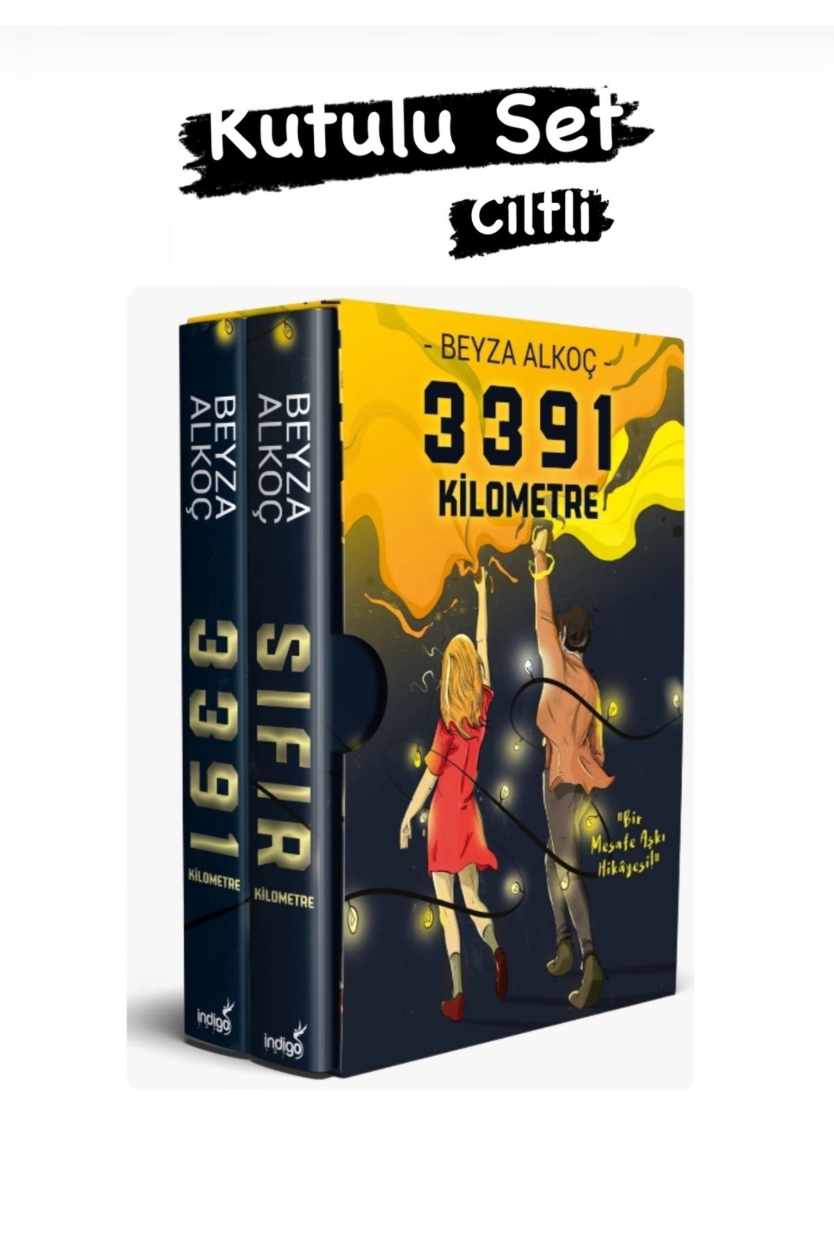 İndigo Kitap 3391 kilometre - Sıfır kilometre KUTULU set ( Ciltli )