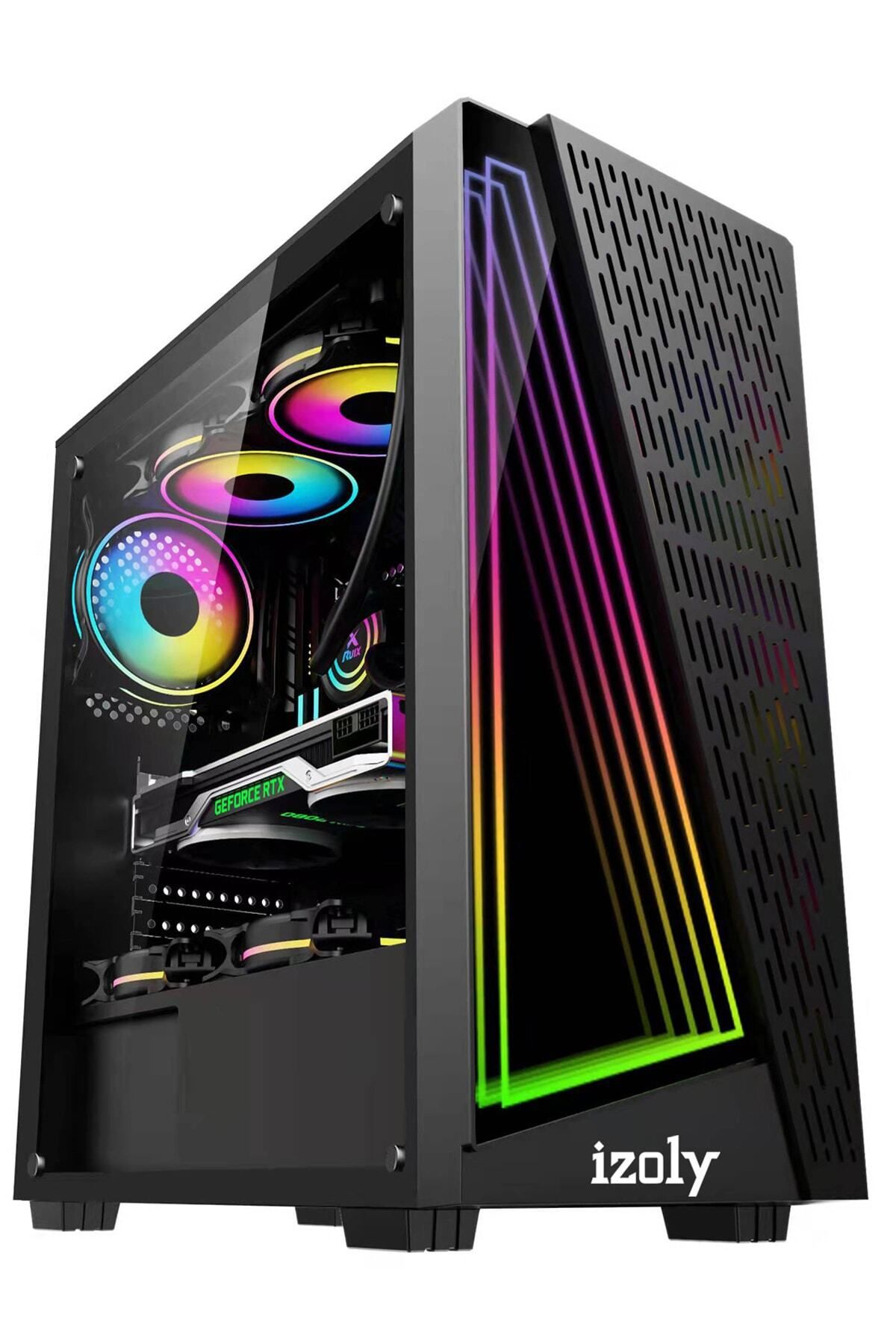 IZOLY I5 3470 16gb 256gb Rx550 4gb Ddr5 24" Masaüstü Oyun Bilgisayarı Gaming Pc Fps Oyun Bilgisayarı