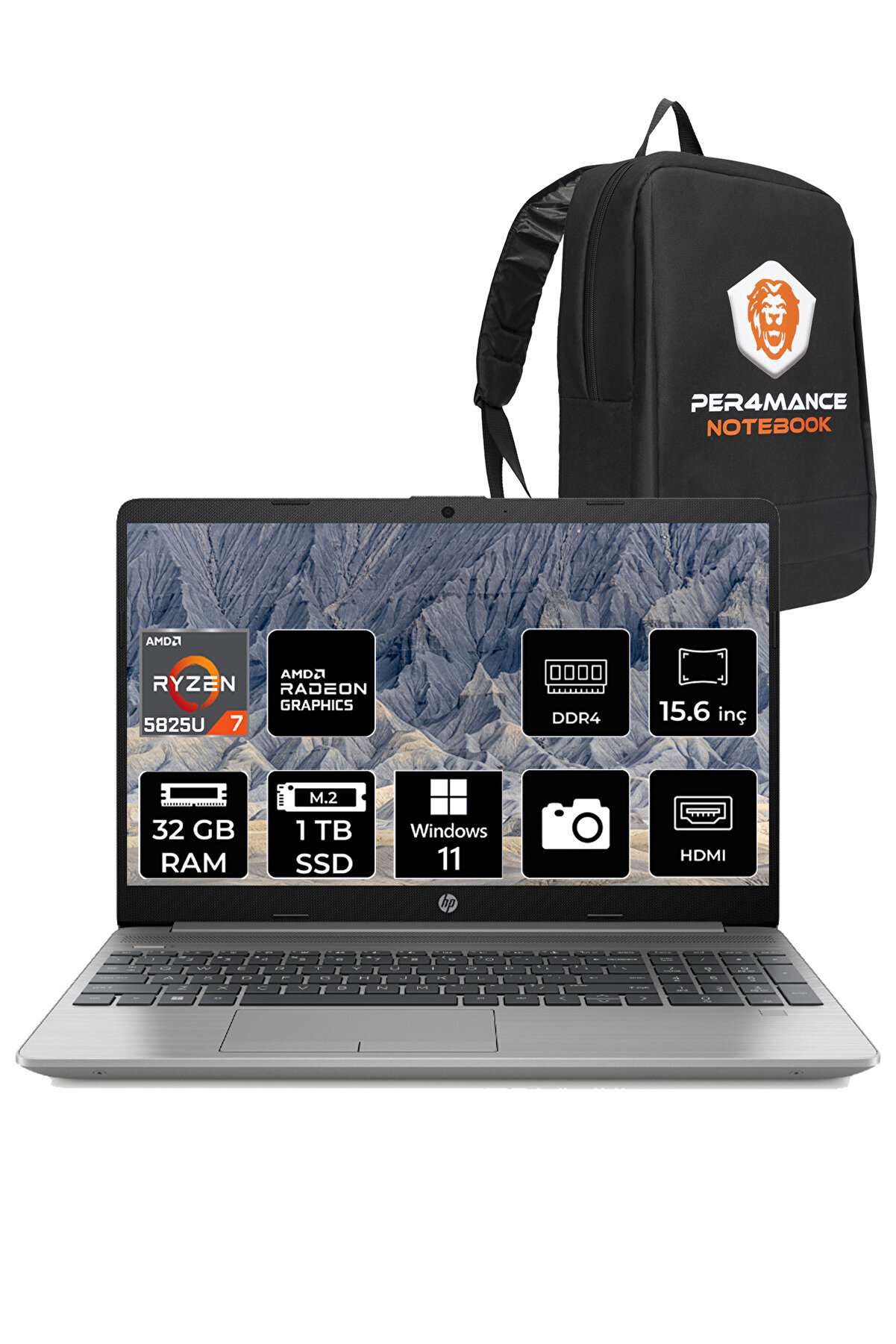 255 G9 R7-5825U 32GB 1TB SSD 15.6'' FHD W11 PRO 6Q8N3ES _88 PER4 ÇANTA