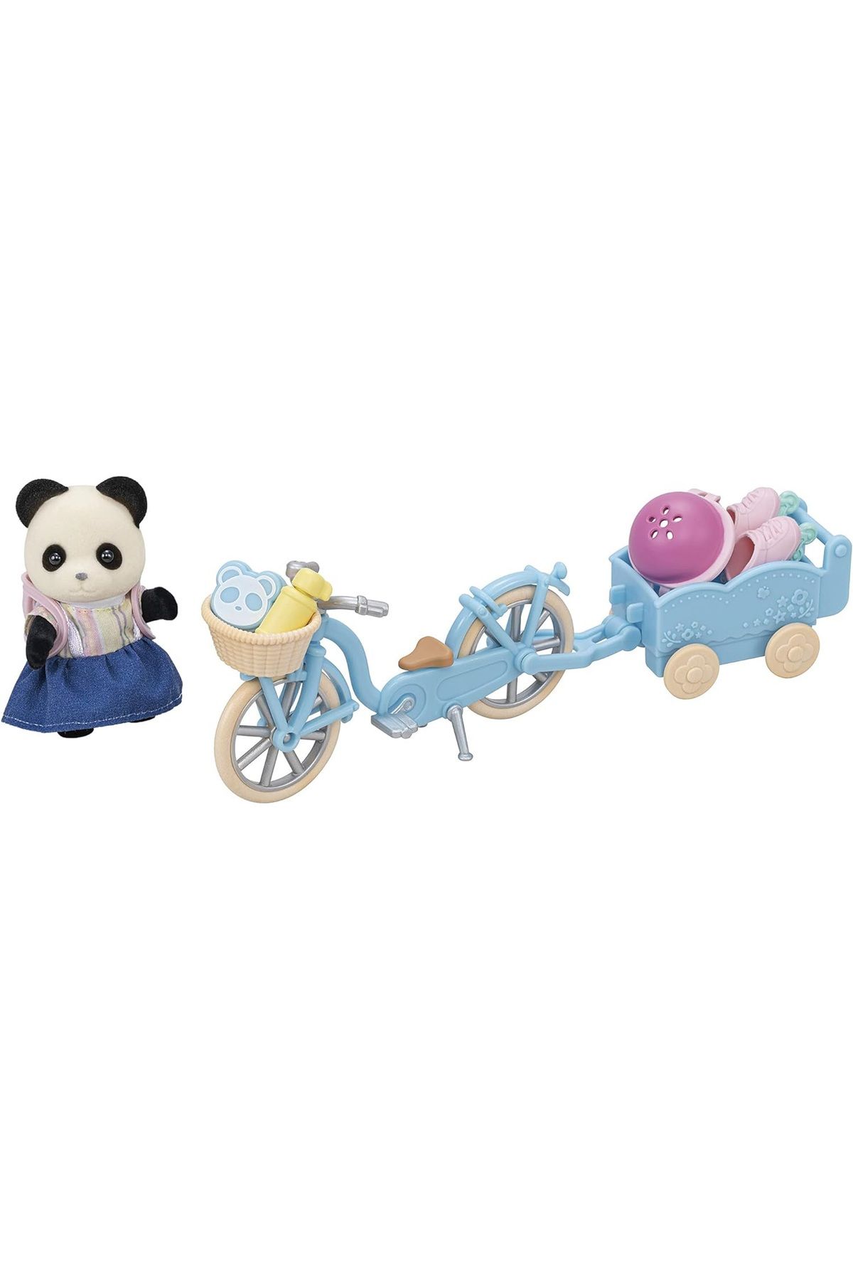 Tower Toys Sylvanian Families 5652 Bisiklet ve Paten Seti, Panda Kız