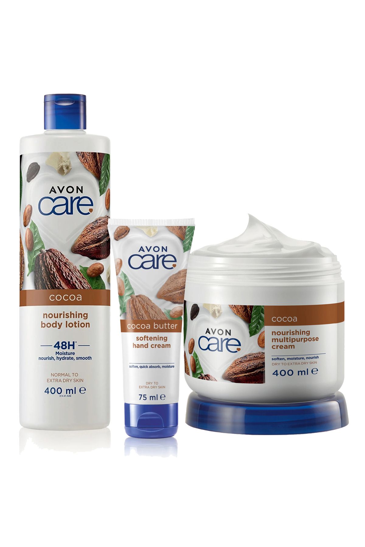 Avon Care Kakao Yağı İçeren E Vitaminli Çok Amaçlı Krem Losyon ve Kremi Paketi
