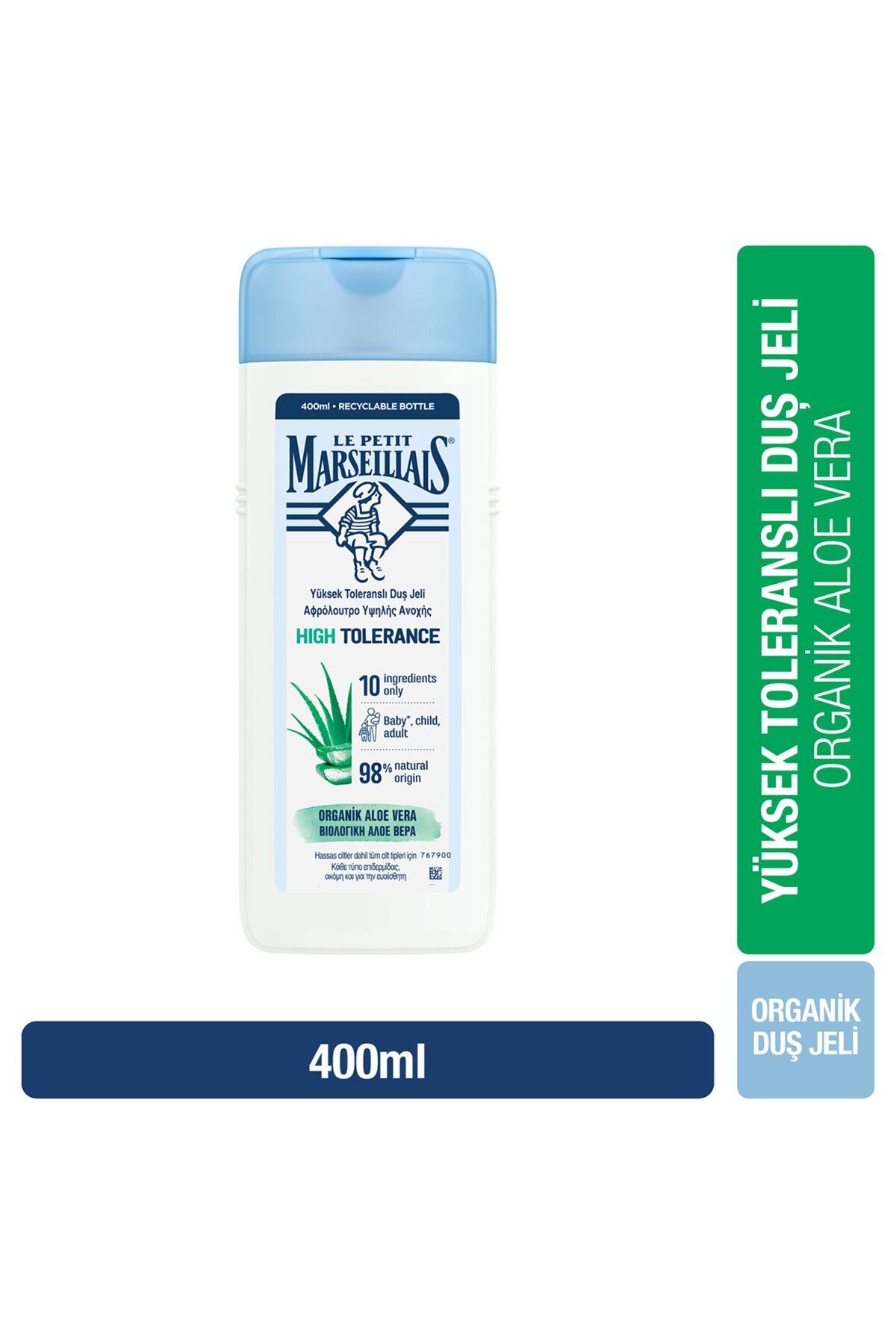 Le Petit Marseillais Sensıgreen Organik Aloe Vera Duş Jeli 400Ml