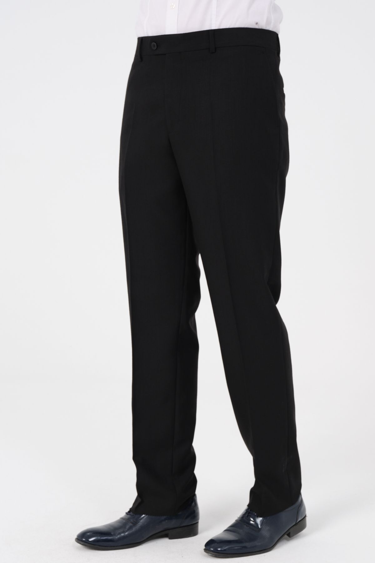 VALUE Siyah Klasik Kesim Kumaş Erkek Pantolon