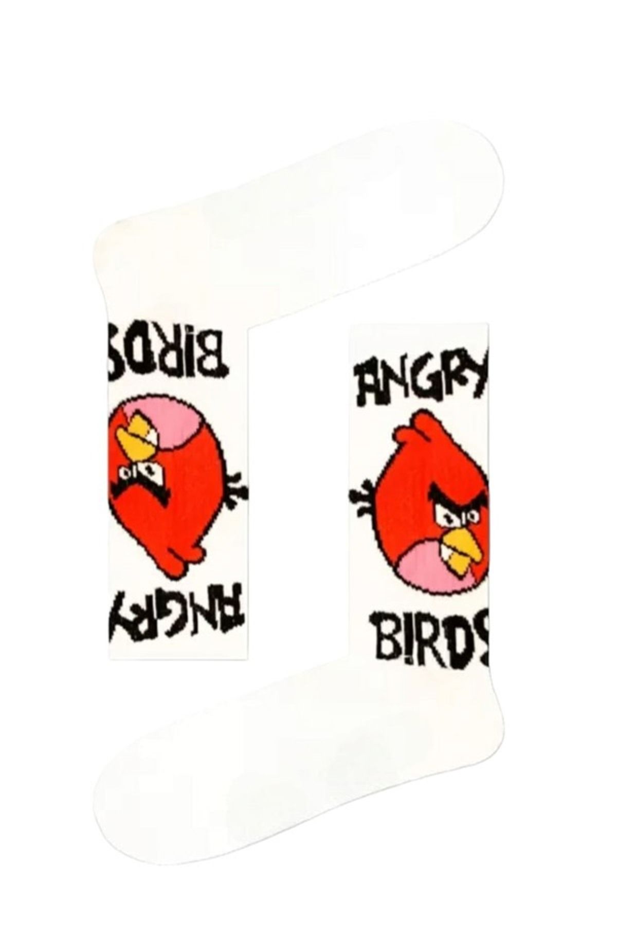 LittleHappiness70 Unisex Yetişkin Angry Birds Kolej Çorap