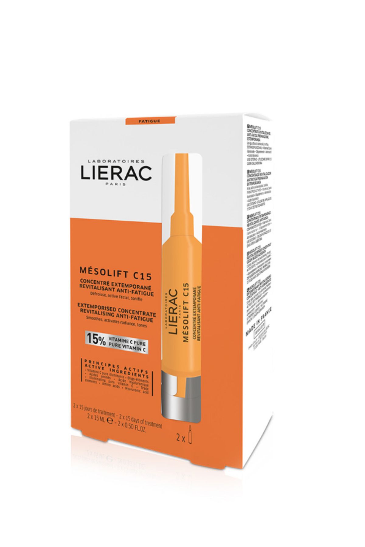 Lierac Mesolift C15 Yorgunluk Karşıtı Canlandırıcı Serum 2x15 ml (Mineral kompleks)