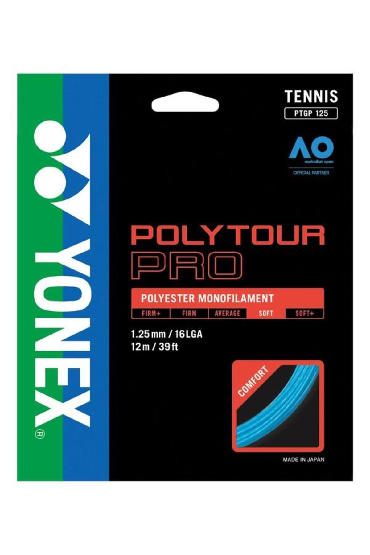 Yonex POLY TOUR PRO 125 (12m) TENİS KORDAJ - MAVİ