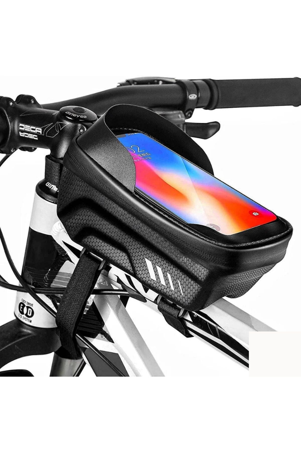 HEJARON Vilya Bisiklet Çantası Su Geçirmez Telefon Standı Tutucu Scooter Bisiklet